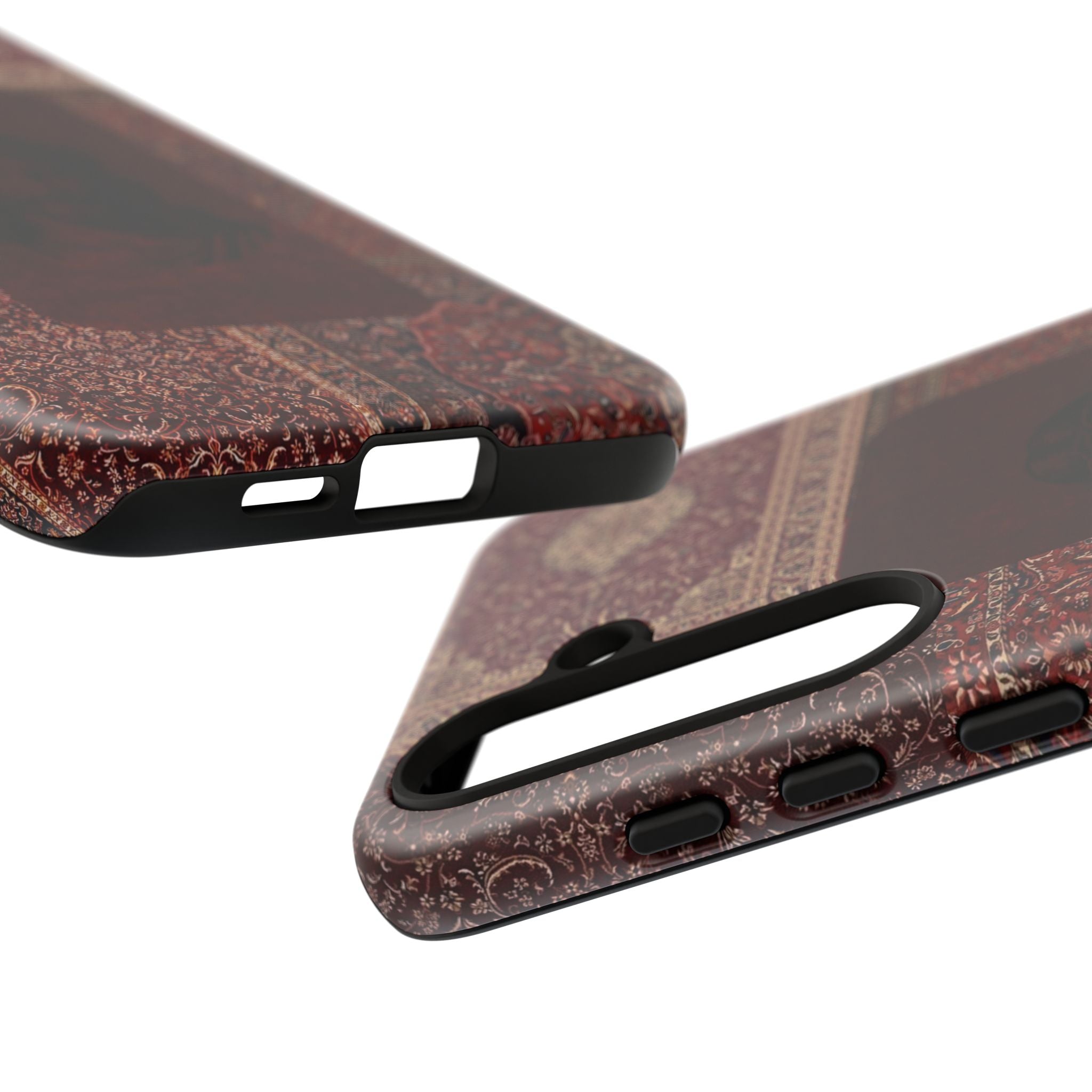 Religious Vintage Rug Phone Case — Jesus Portrait Tough Case