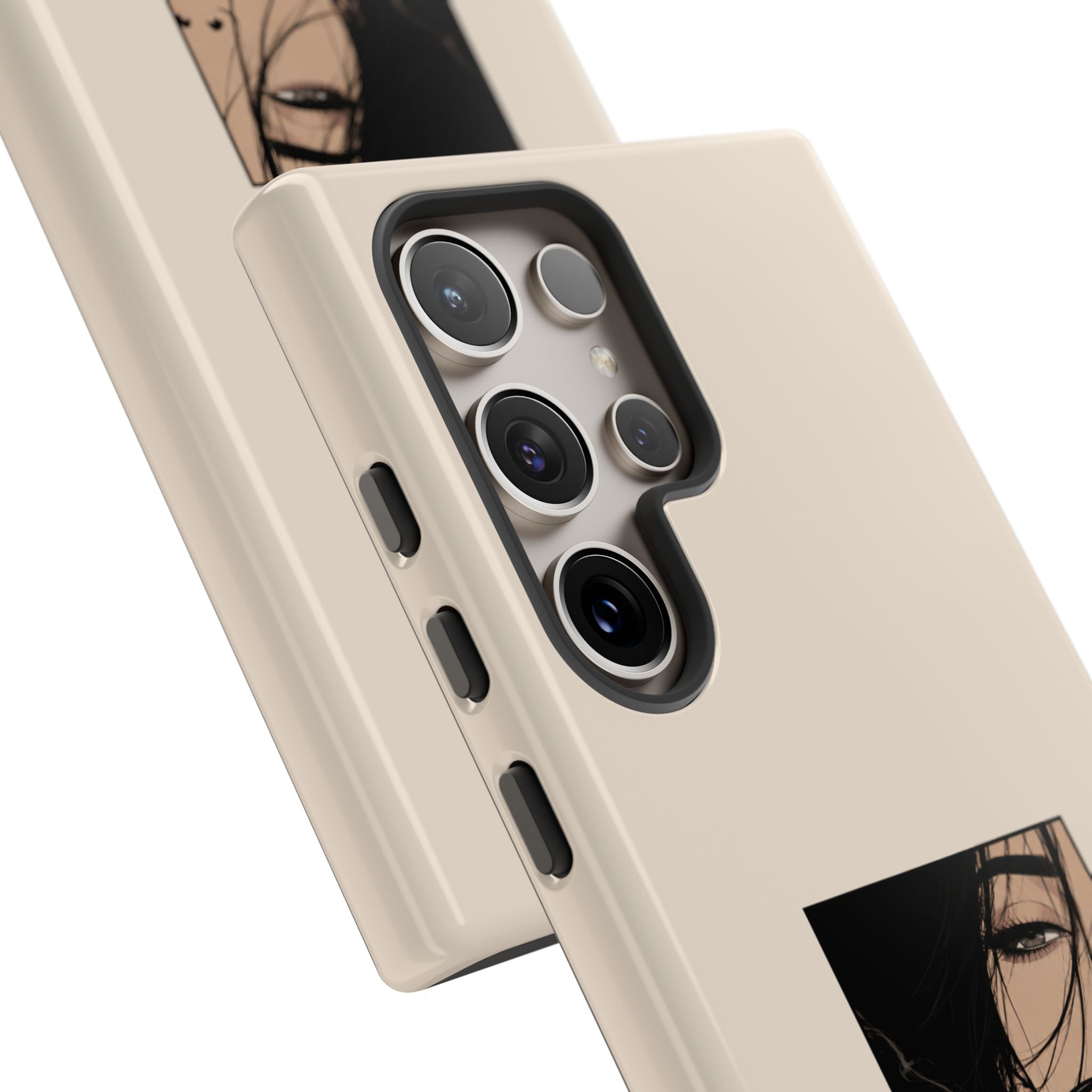 Minimalist Femme Portrait Protective Phone Case