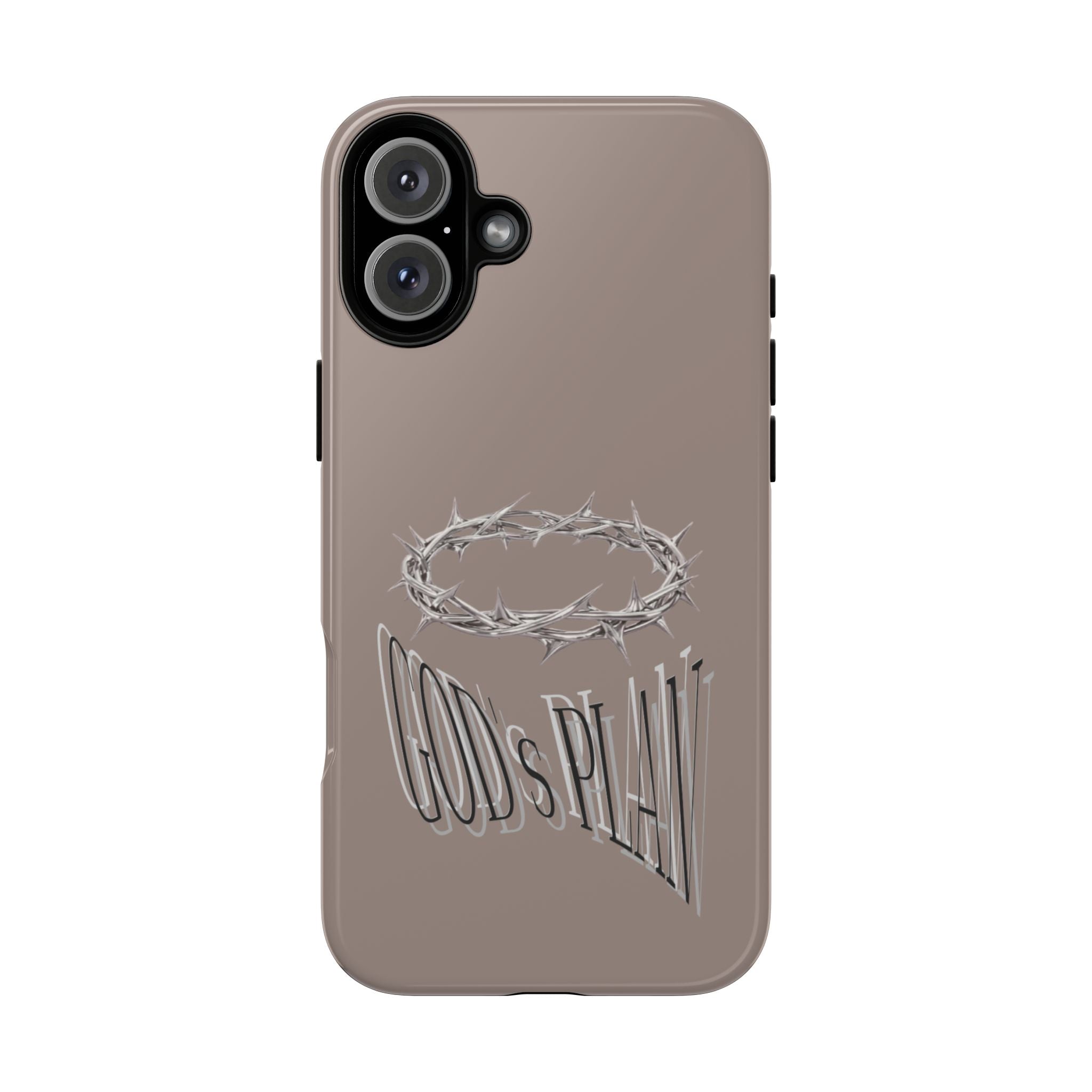 Phone Case — "God's Plan" Crown of Thorns Protective Cover