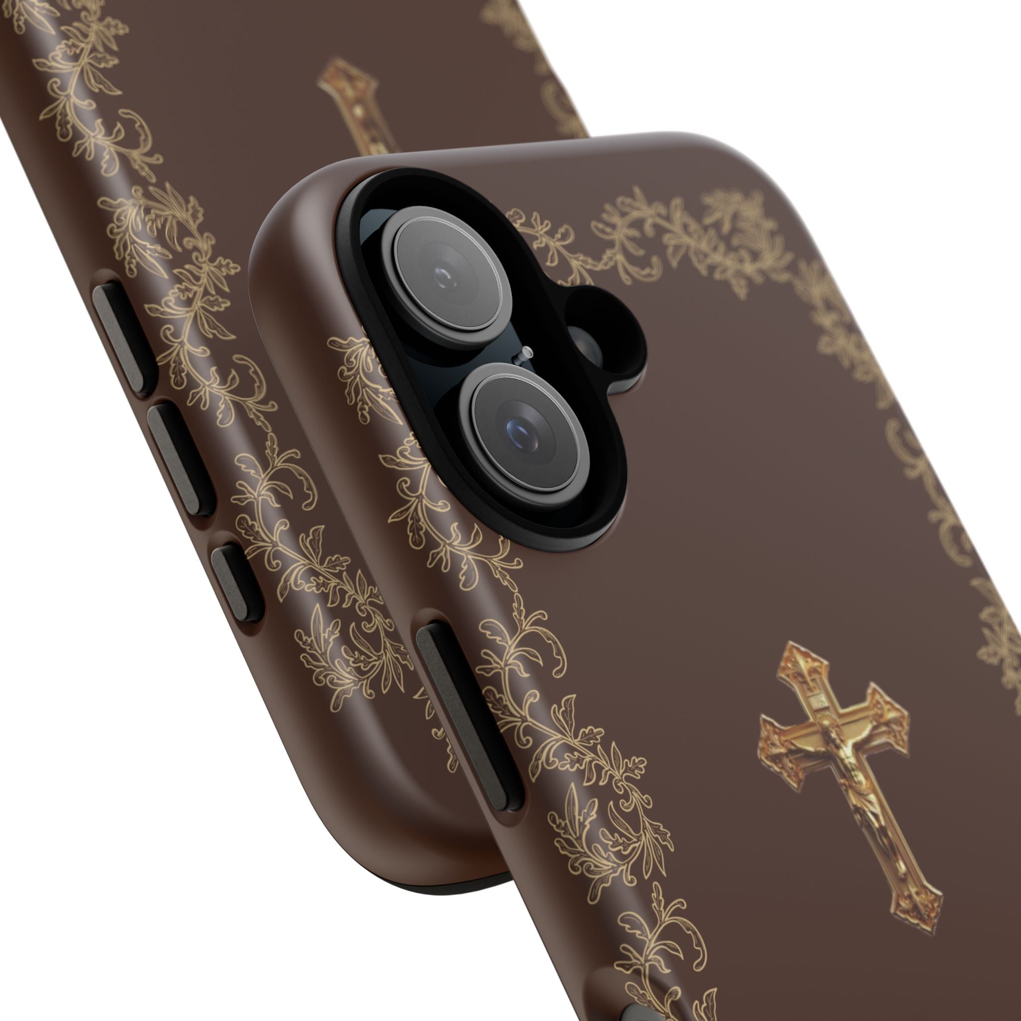 Gold Cross Bible – Christian Tough Phone Case