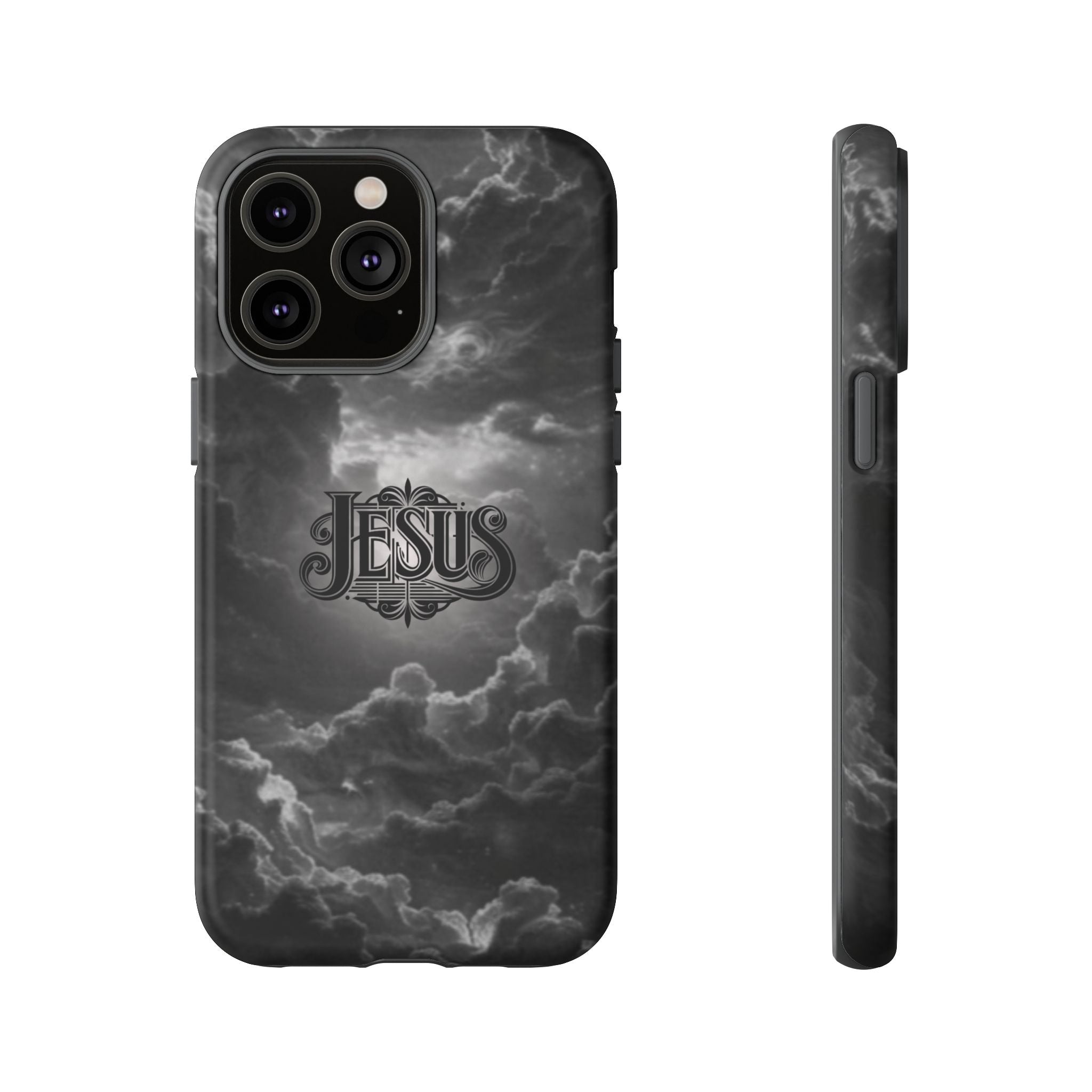 Jesus Cloud Phone Case – Christian Faith Protective iPhone Case