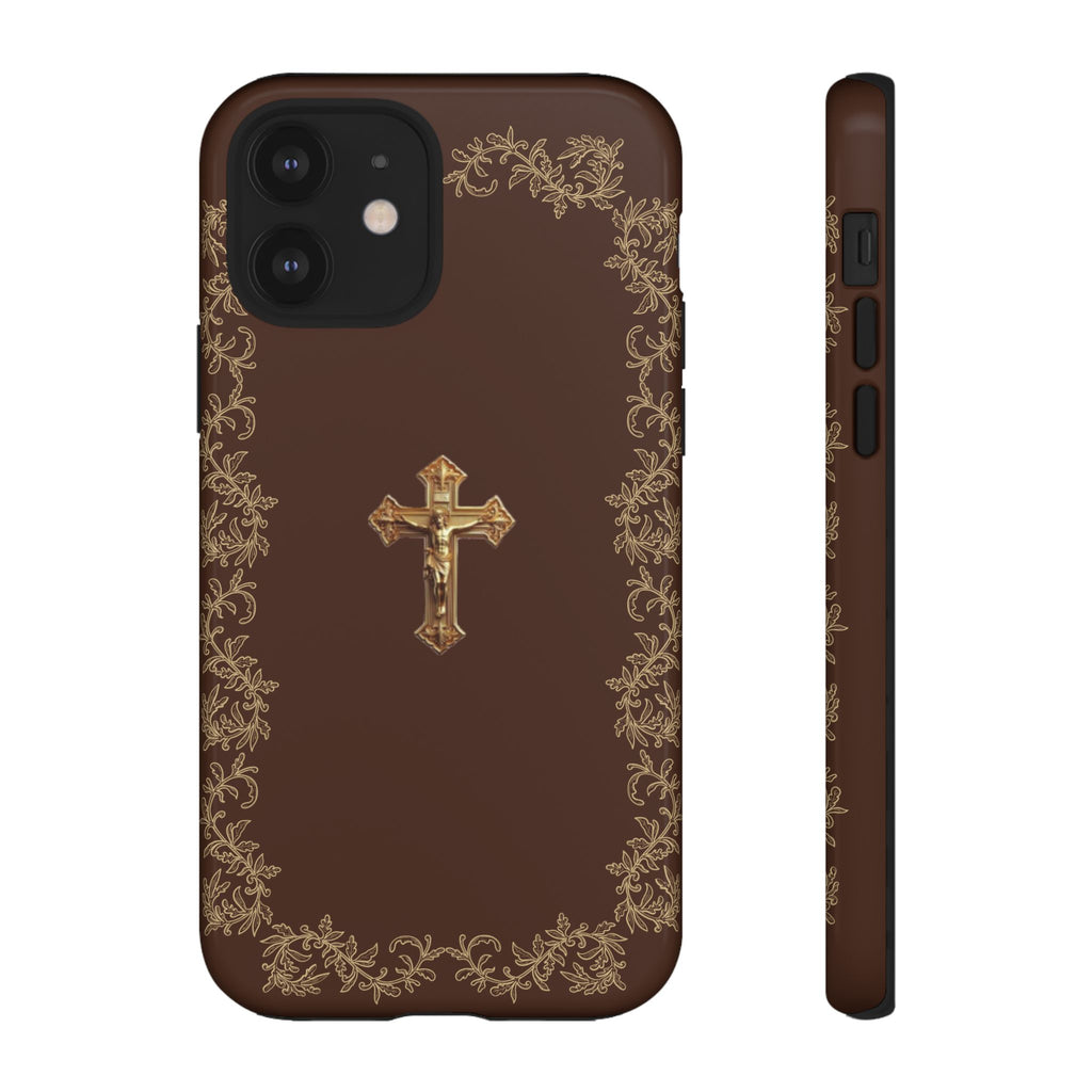 Gold Cross Bible - Christian Tough Phone Case