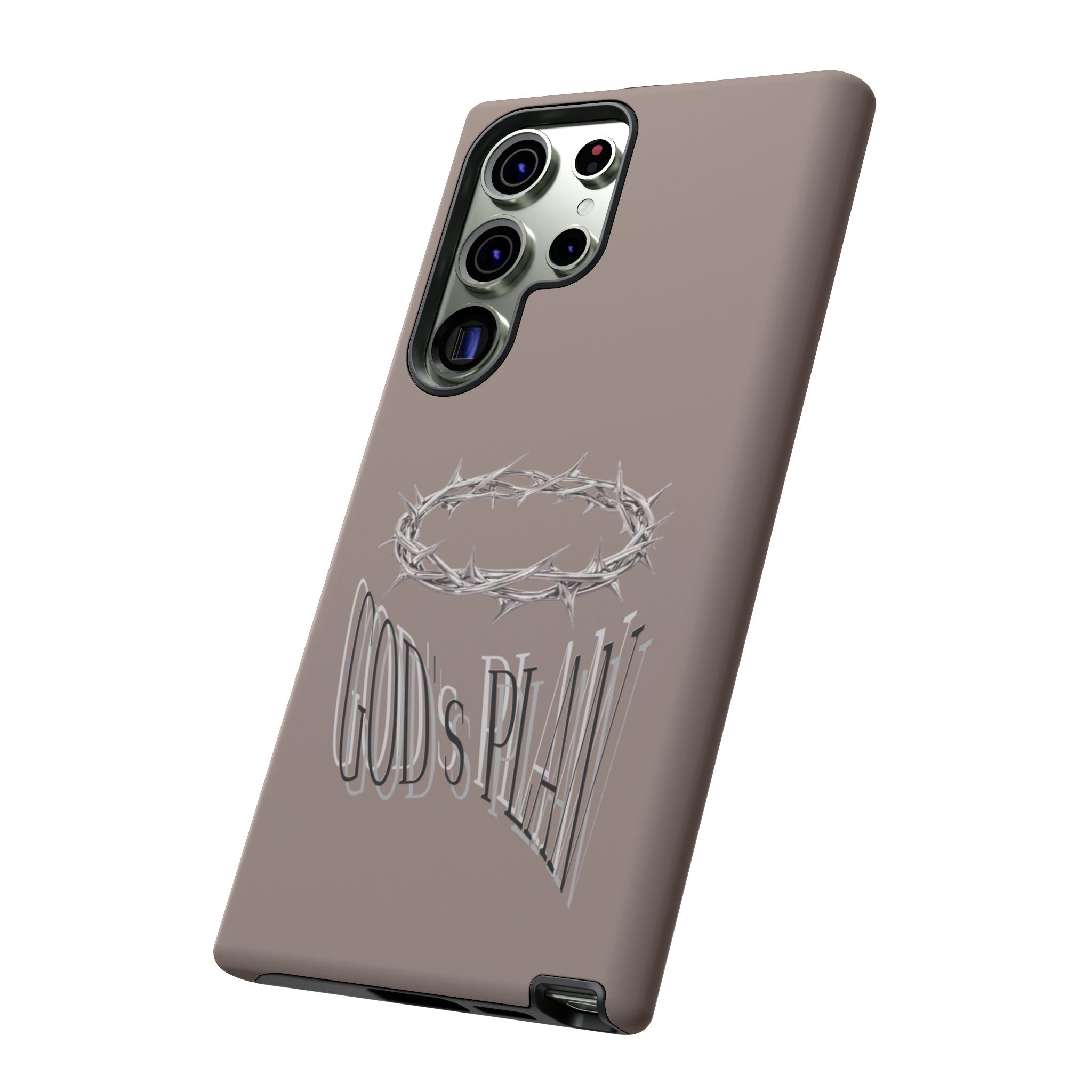 Phone Case — "God's Plan" Crown of Thorns Protective Cover