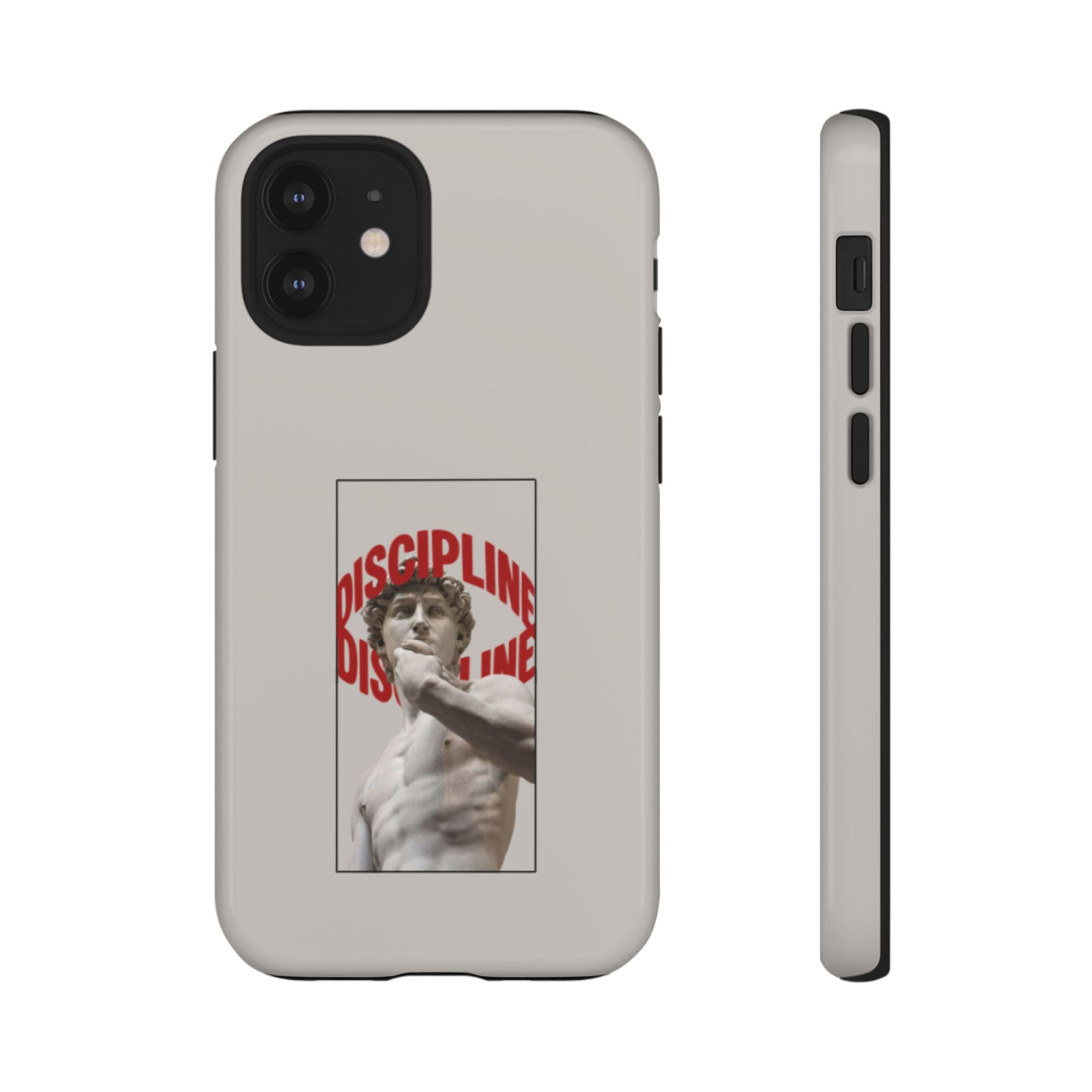Phone Case — 'Discipline' Statue Graphic Protective Cover