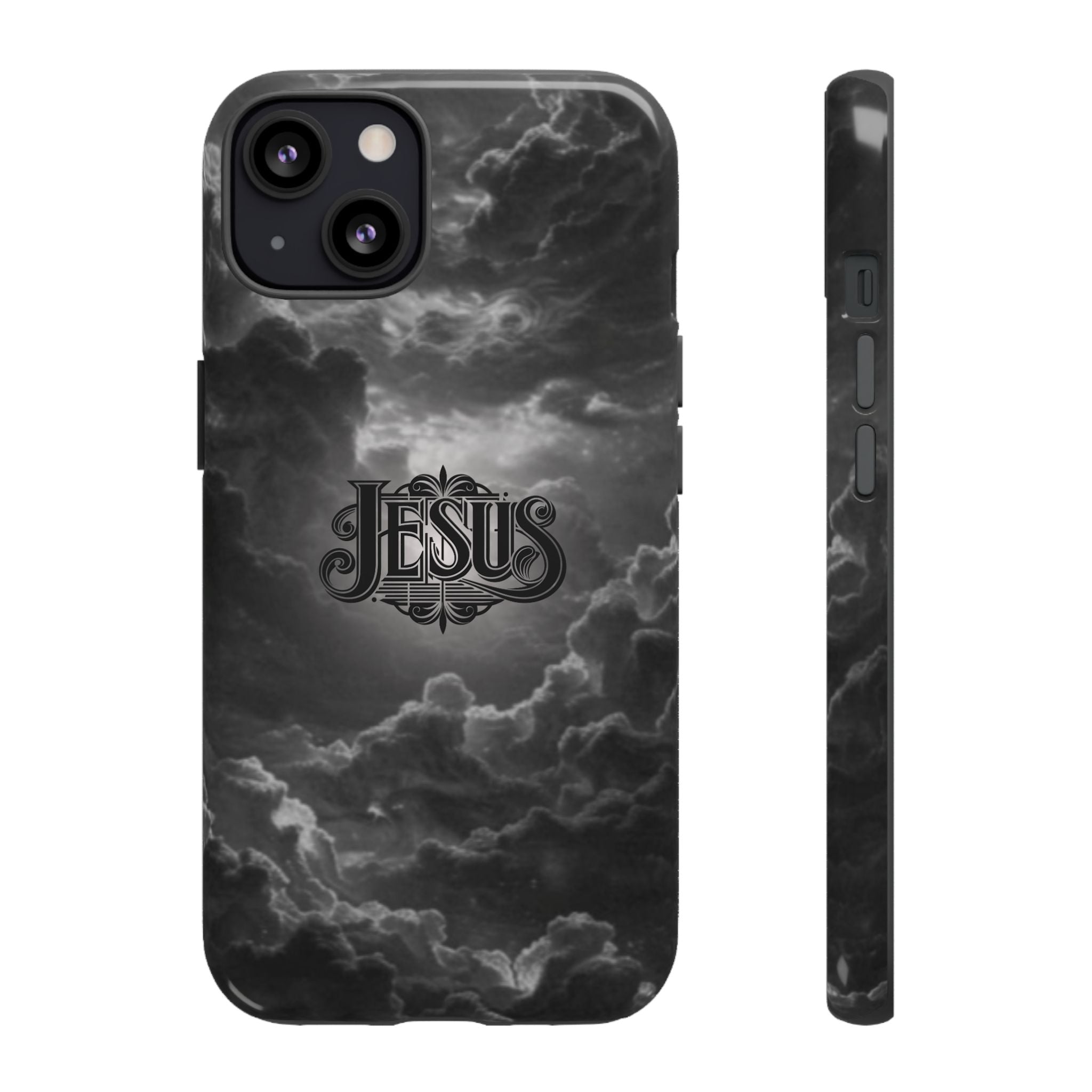Jesus Cloud Phone Case – Christian Faith Protective iPhone Case