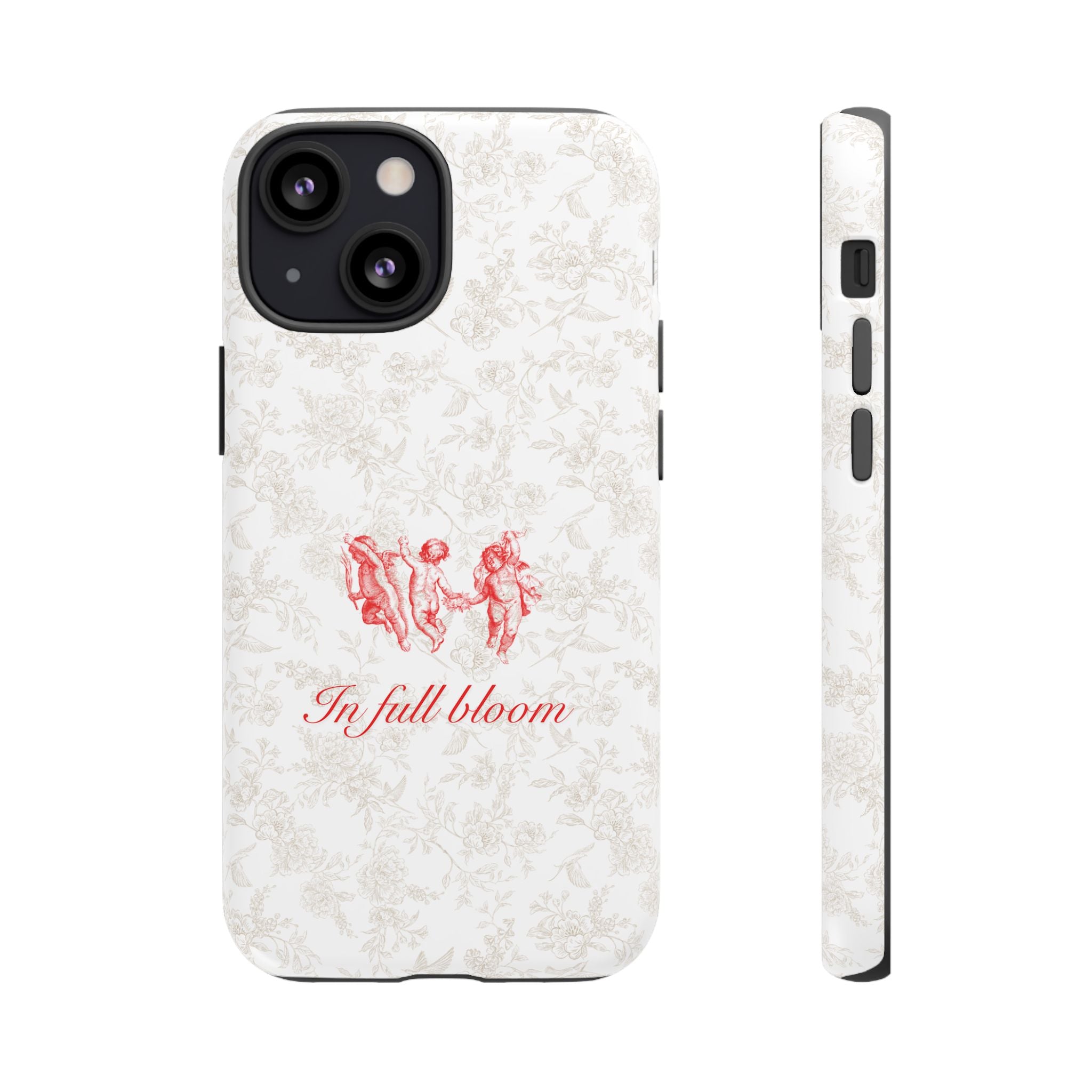 Vintage Floral Phone Case — "In Full Bloom" Tough Case