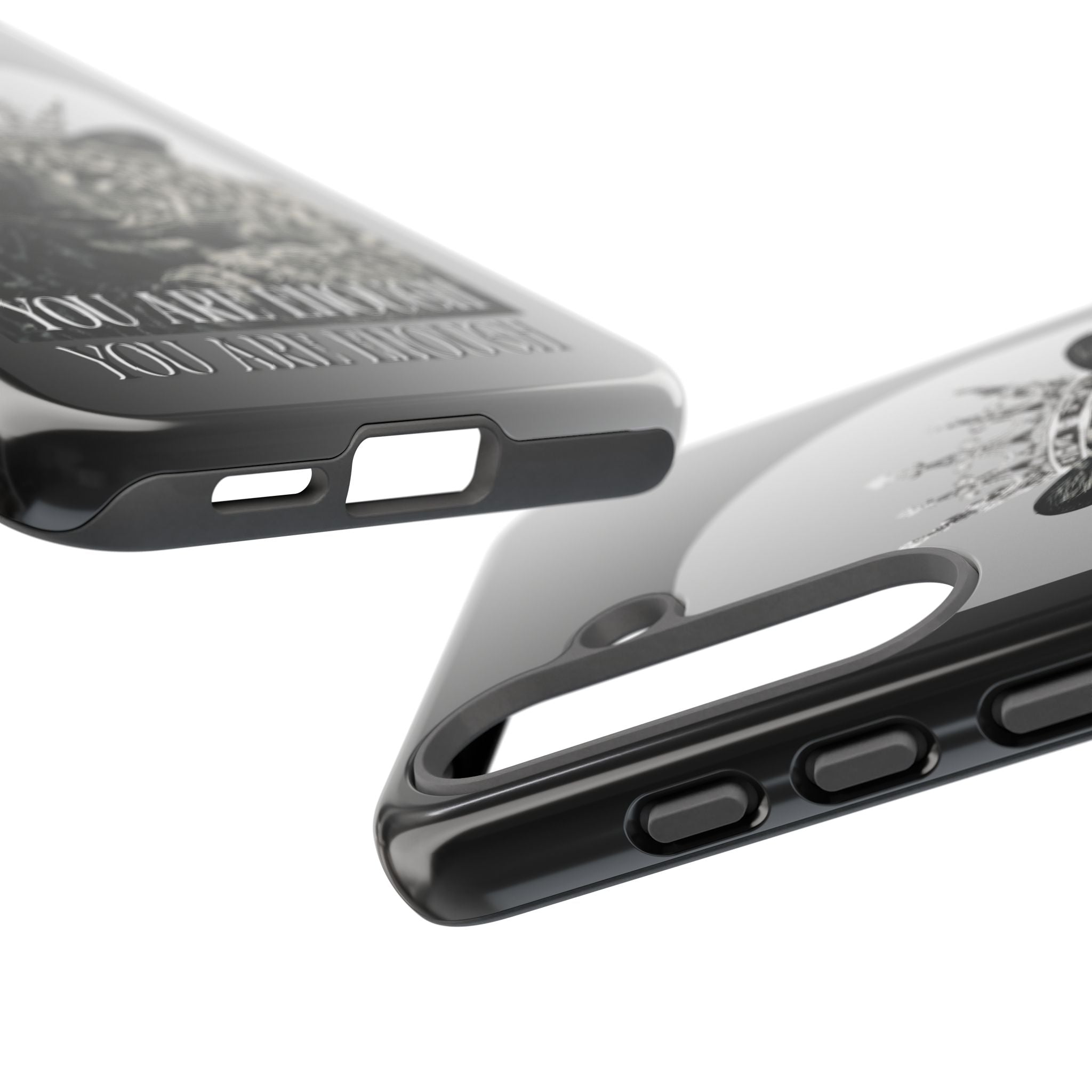 Leopard Crown Phone Case — "You Are Enough" Inspirational Protective Cover