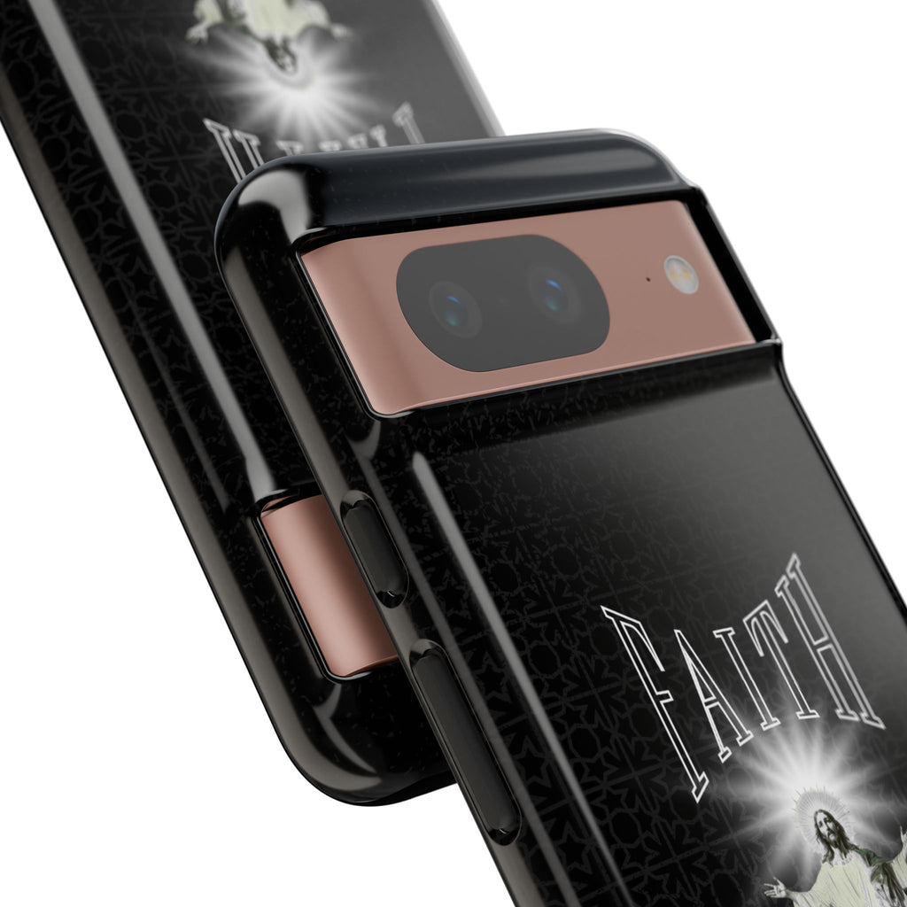 Faith Phone Case — Religious Jesus Graphic Tough Phone Cover