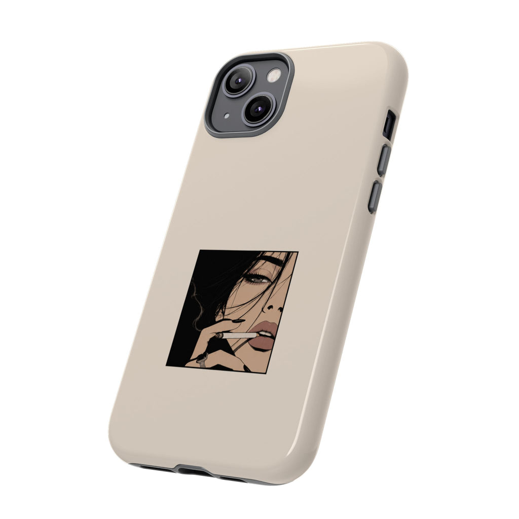 Minimalist Femme Portrait Protective Phone Case