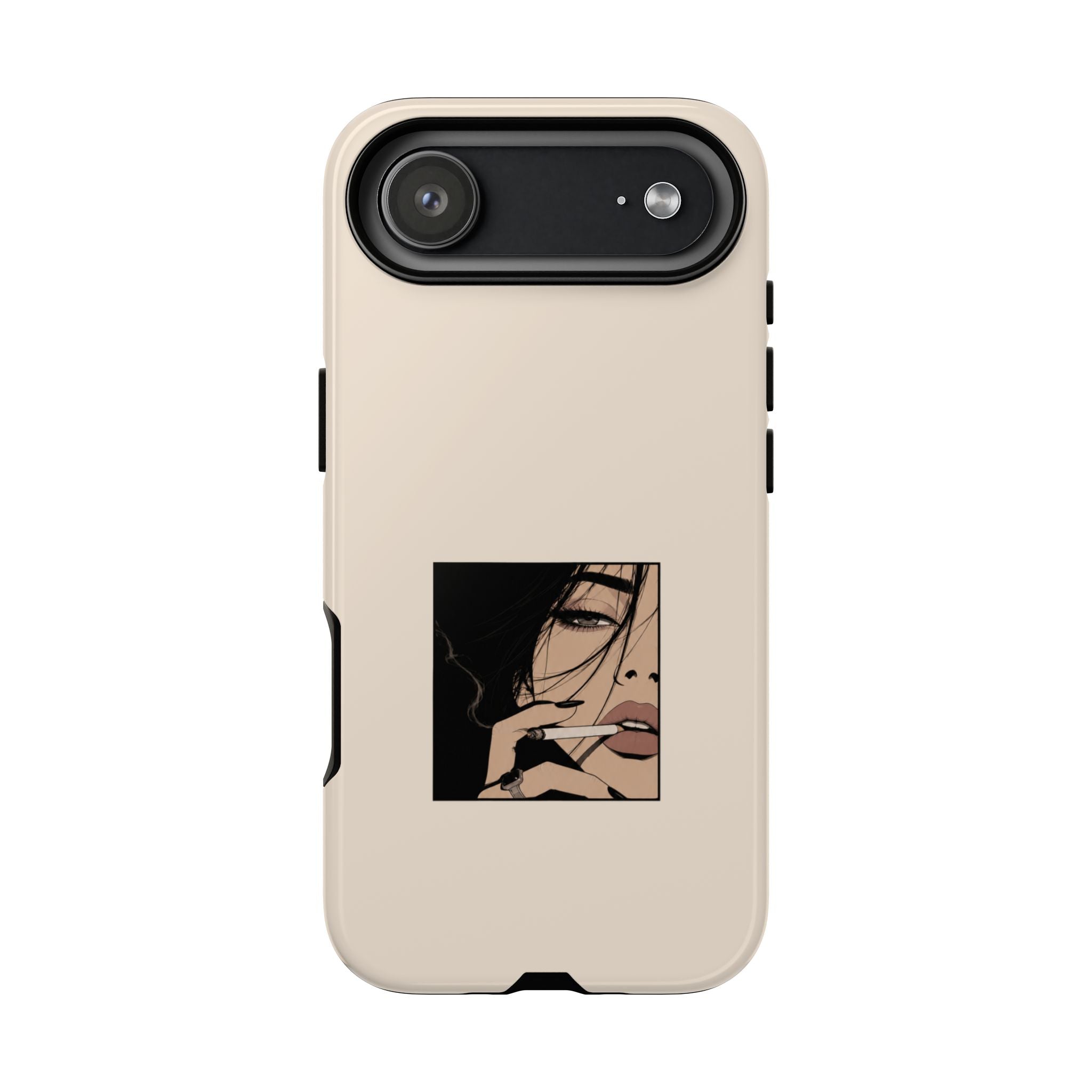 Minimalist Femme Portrait Protective Phone Case
