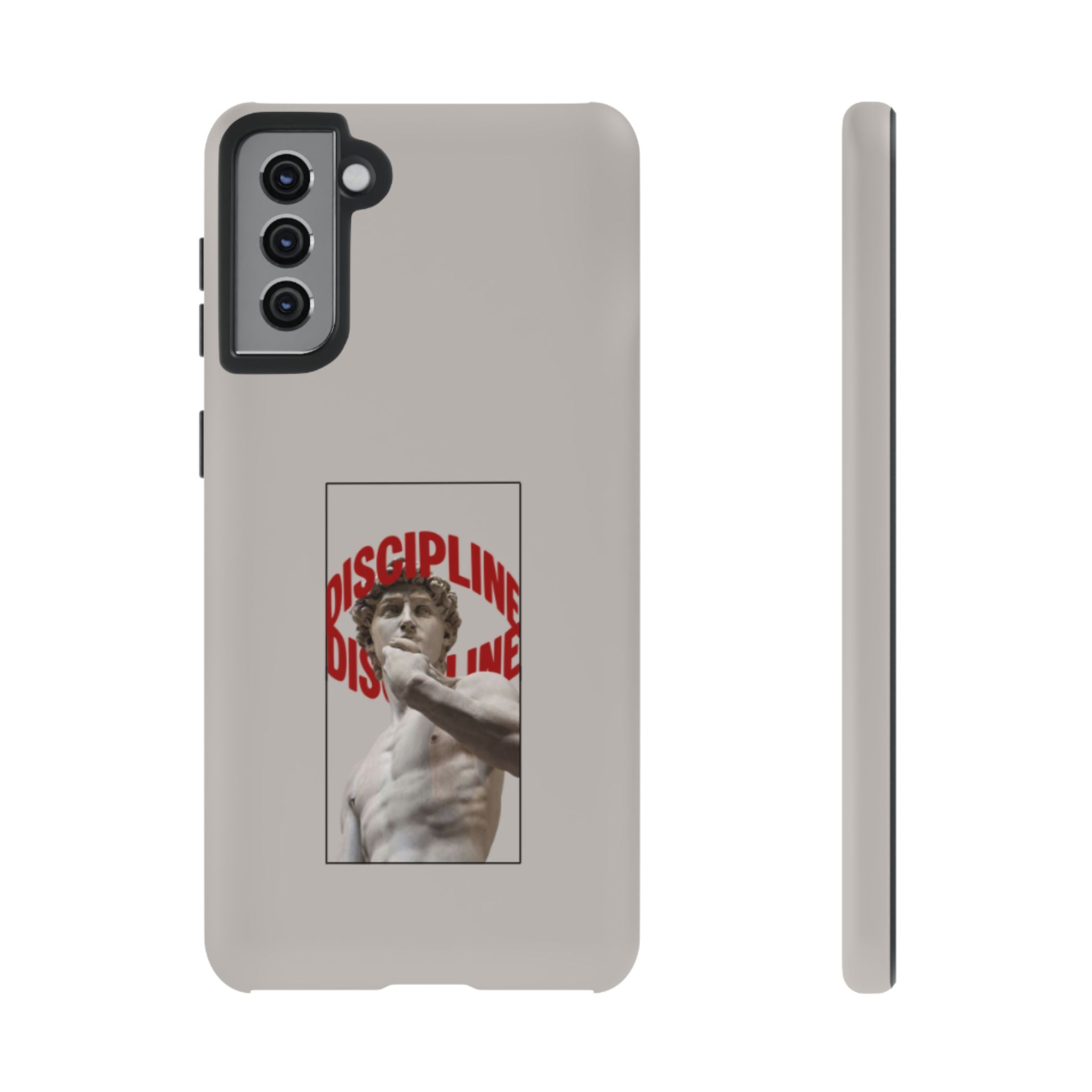 Phone Case — 'Discipline' Statue Graphic Protective Cover