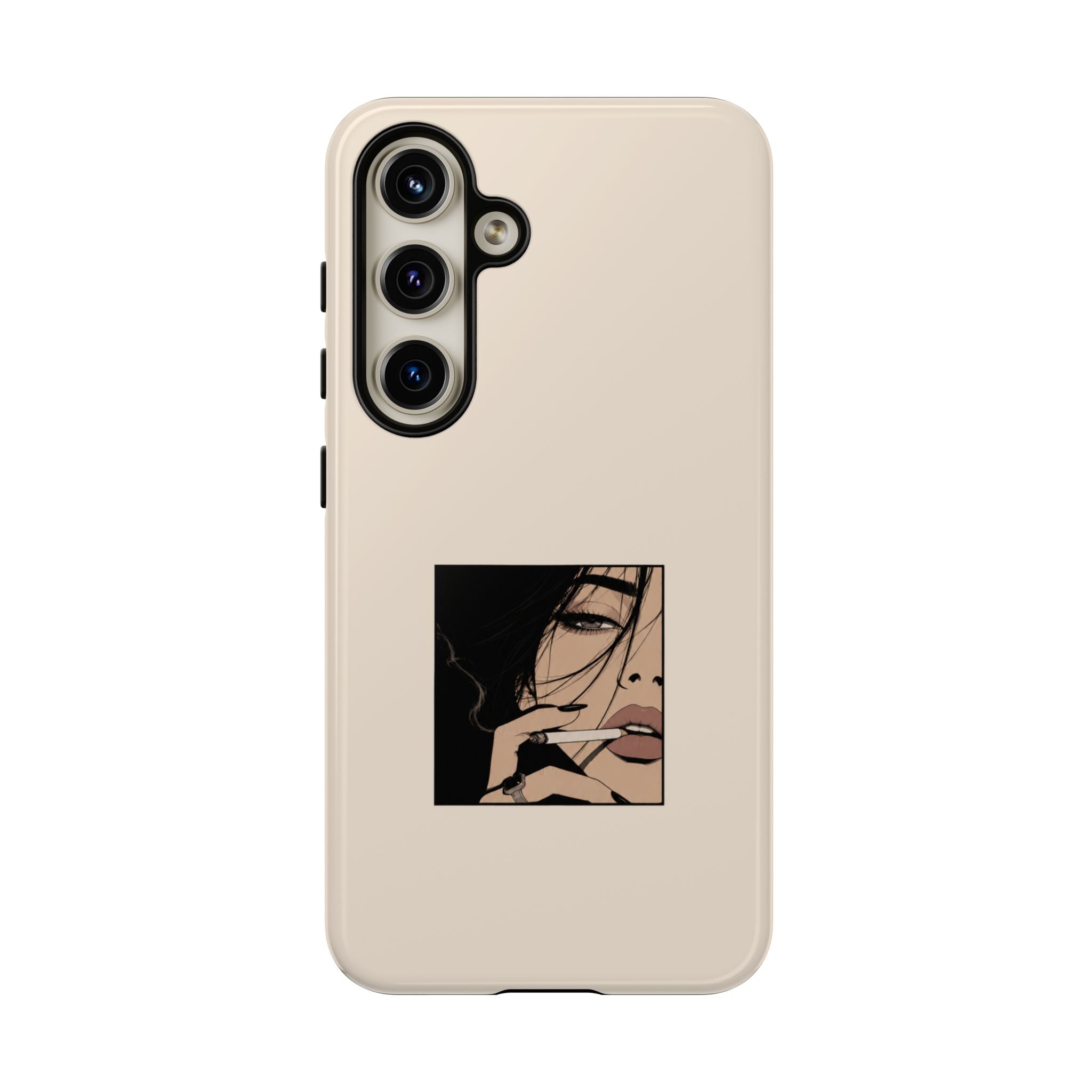 Minimalist Femme Portrait Protective Phone Case