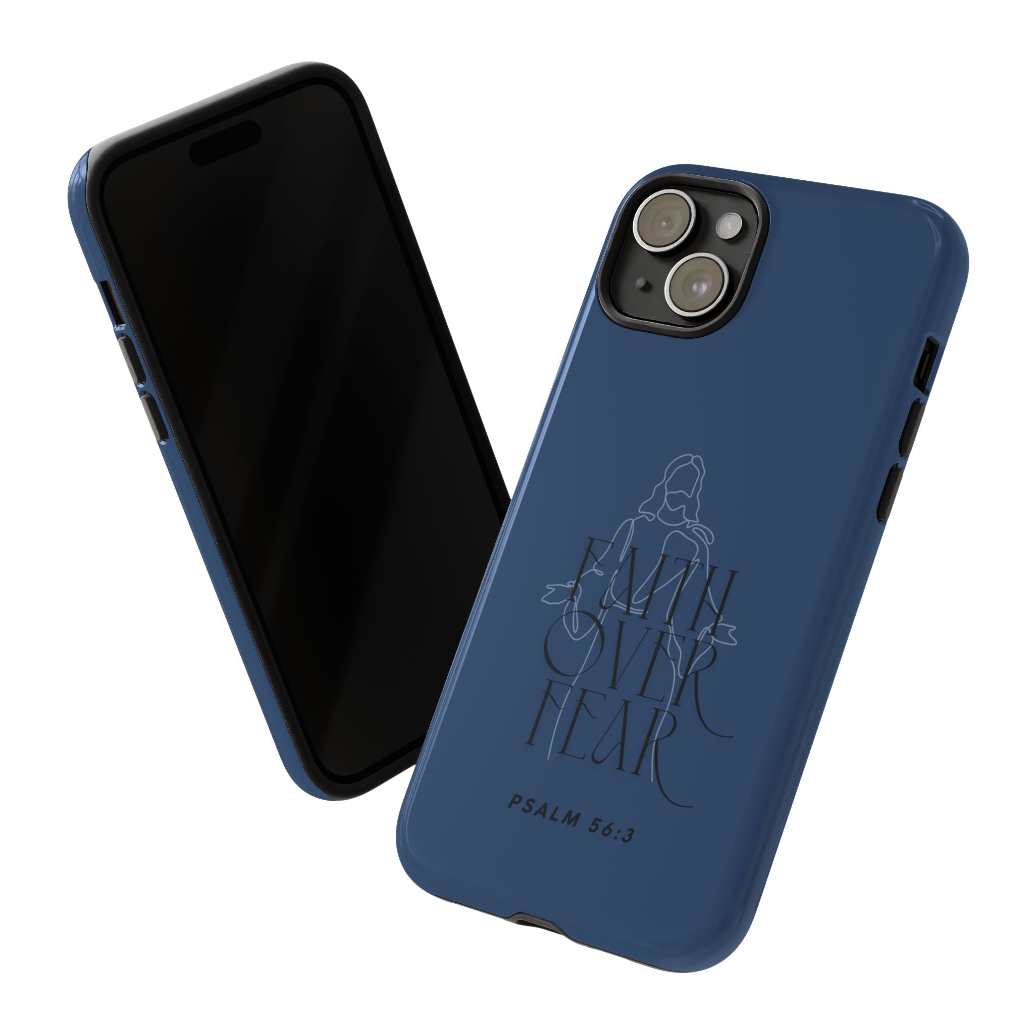 Faith Over Fear — Psalm 56:3 Christian Tough Phone Case