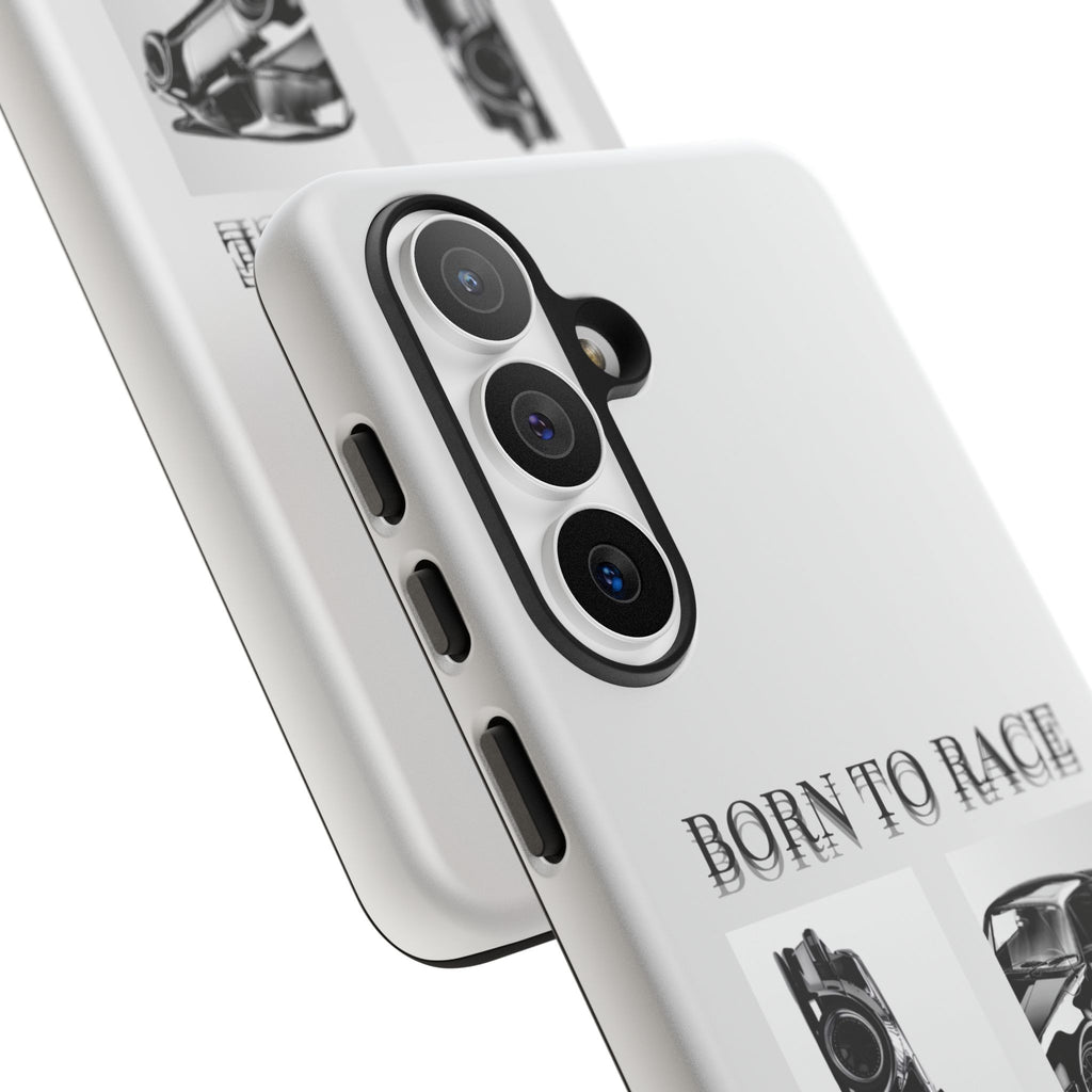 Phone Case - "Born to Race" Vintage Car Racing Graphic