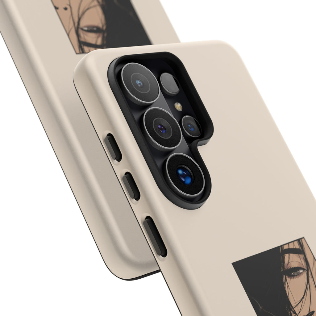 Minimalist Femme Portrait Protective Phone Case