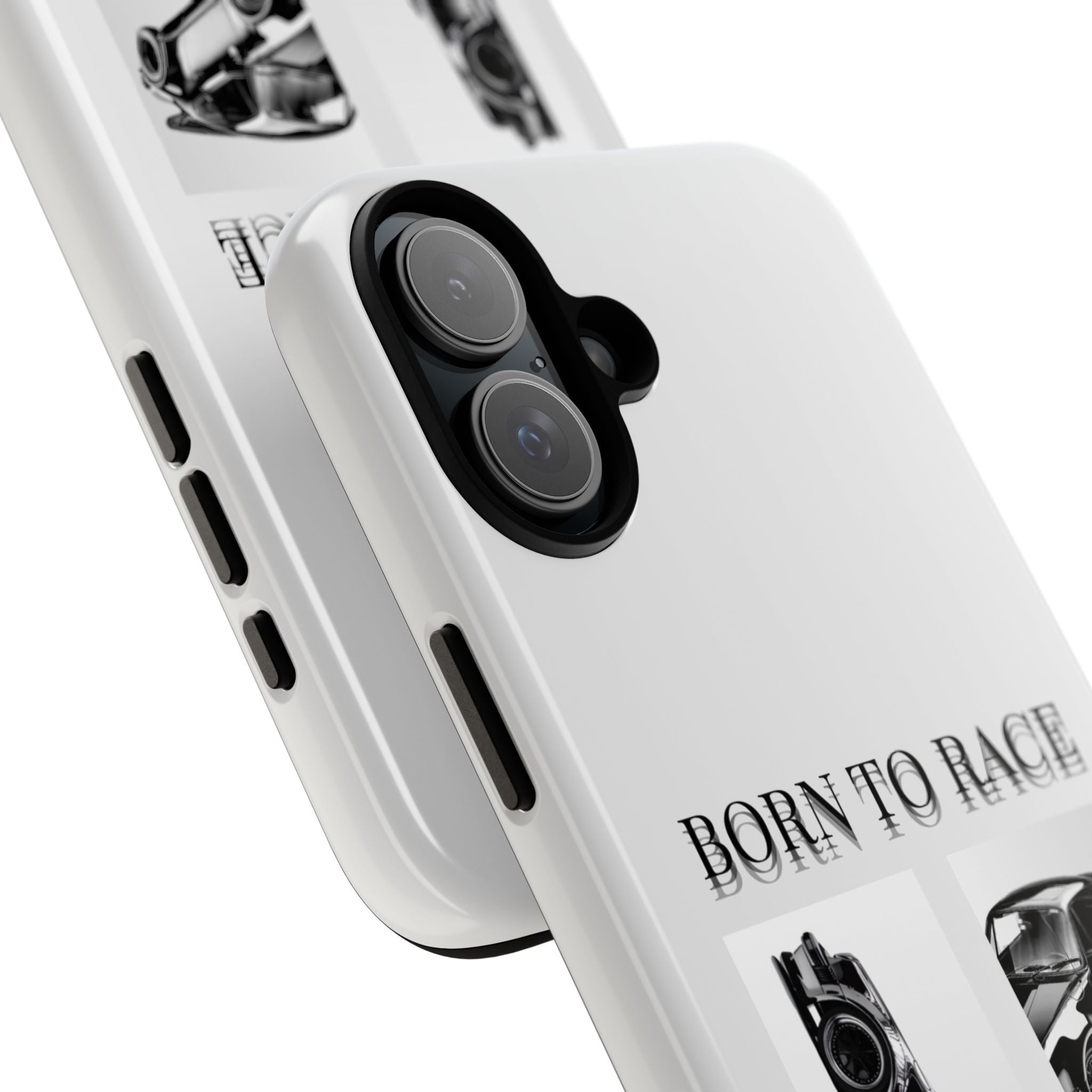 Phone Case - "Born to Race" Vintage Car Racing Graphic