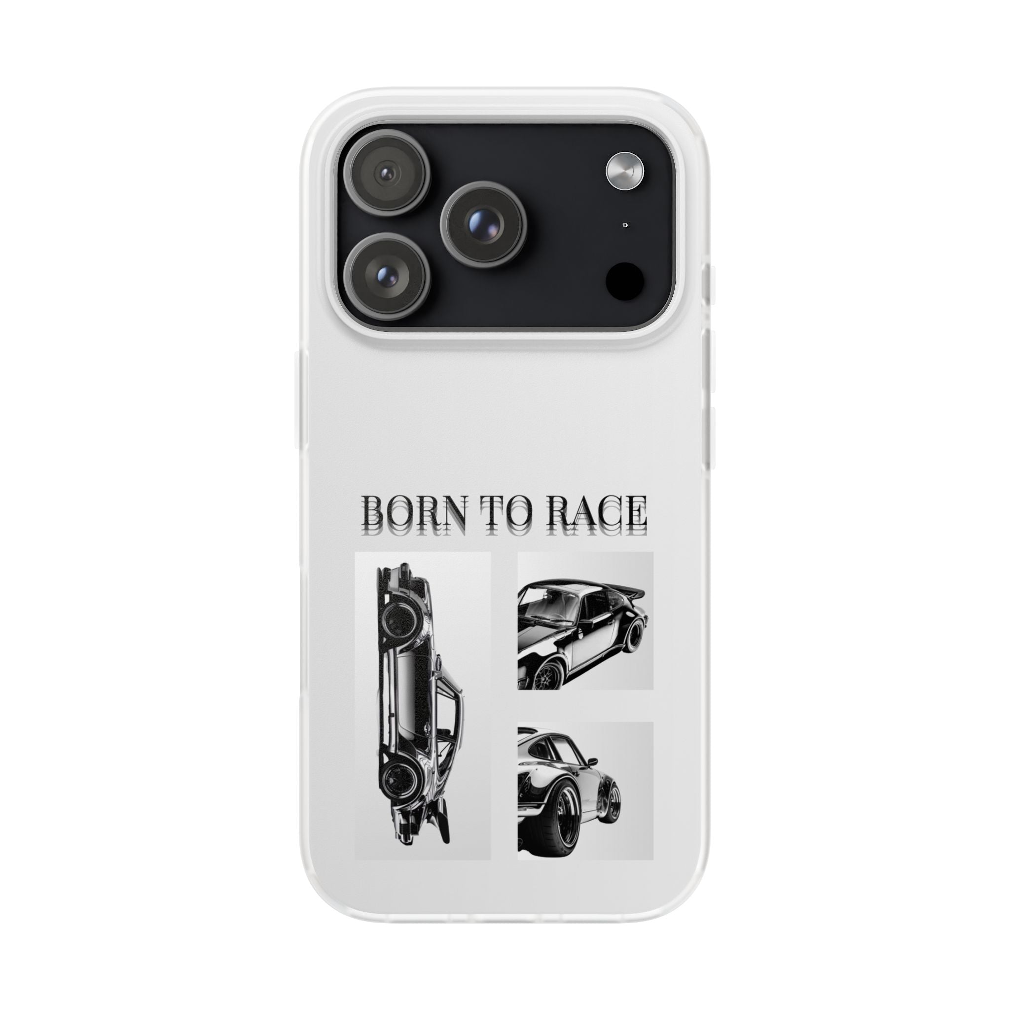 Born to Race Phone Case – Racing Car Flexi Case