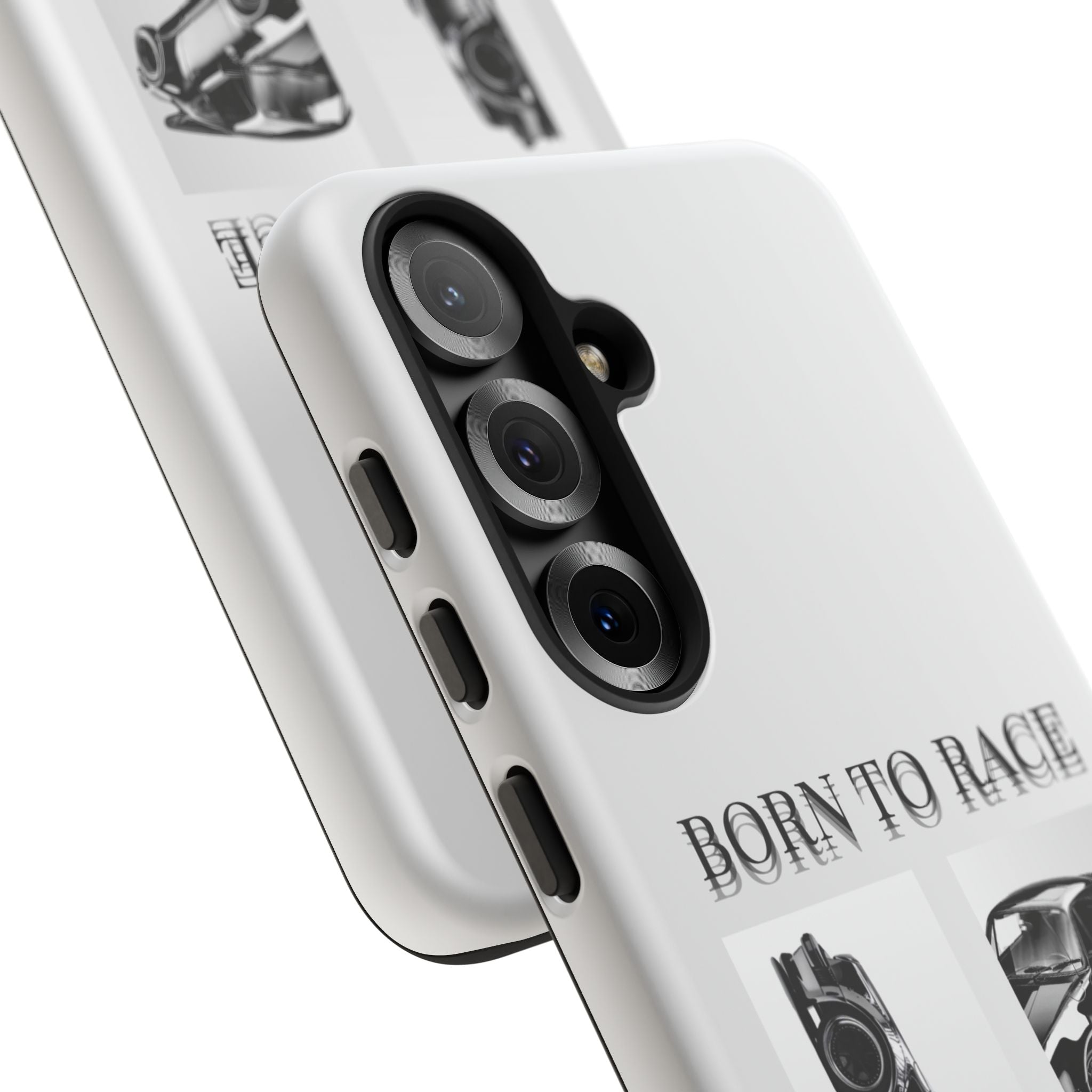Phone Case - "Born to Race" Vintage Car Racing Graphic