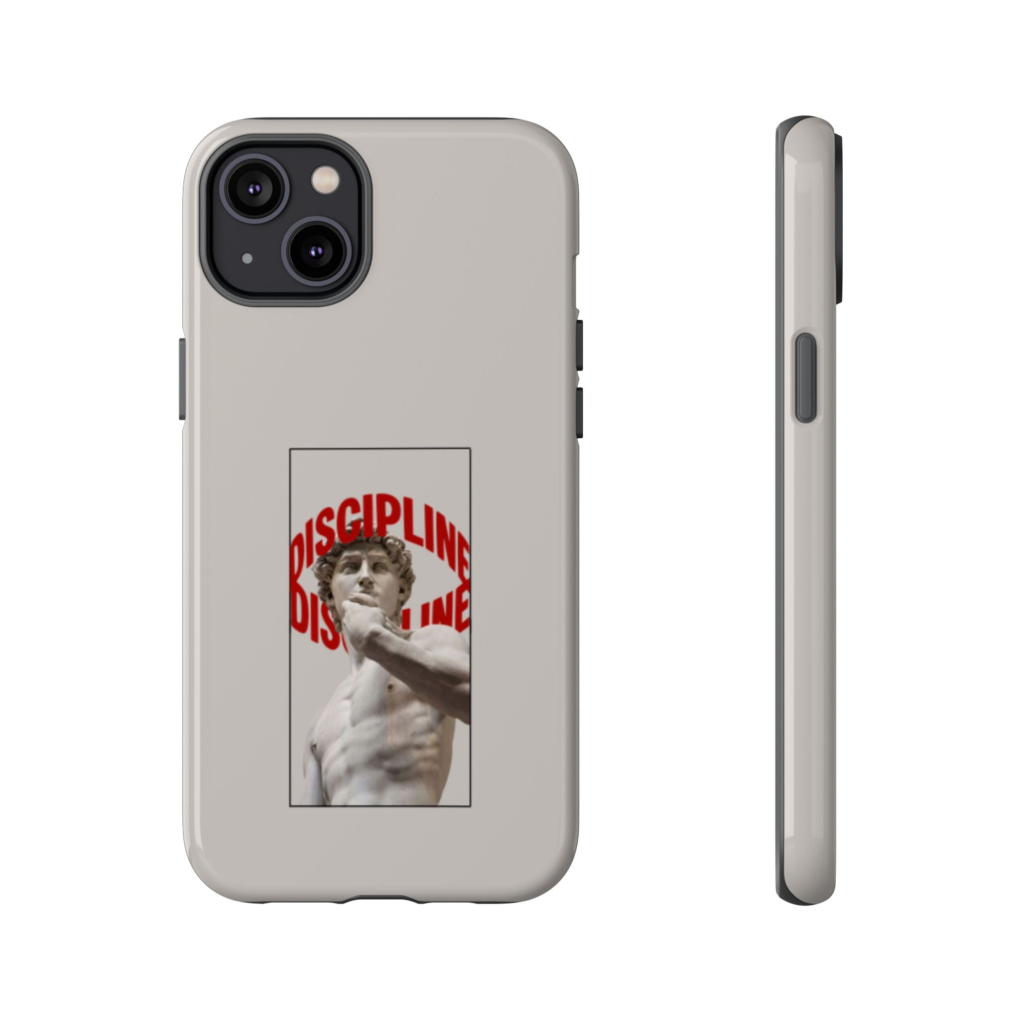 Phone Case — 'Discipline' Statue Graphic Protective Cover