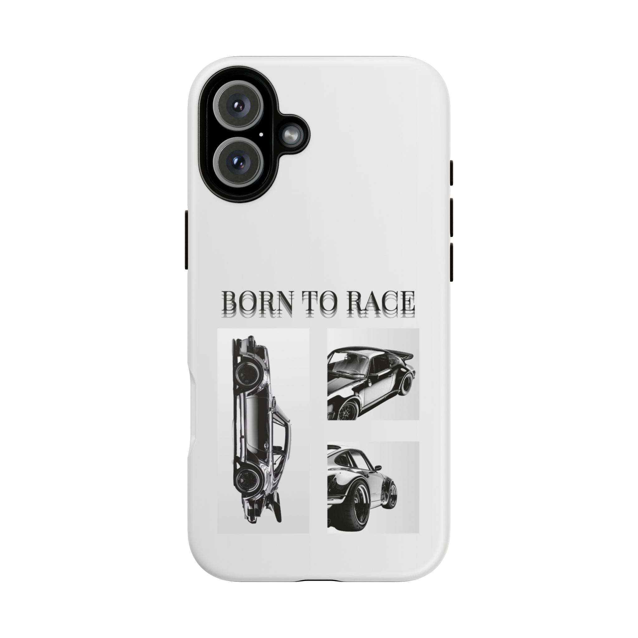Phone Case - "Born to Race" Vintage Car Racing Graphic