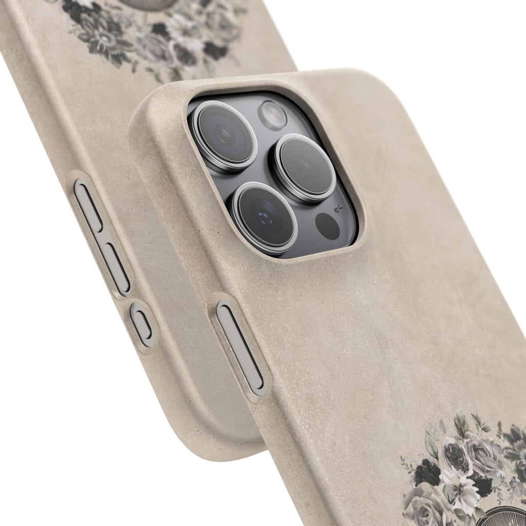 Vintage Madonna Floral Phone Case — Religious iPhone Snap Case