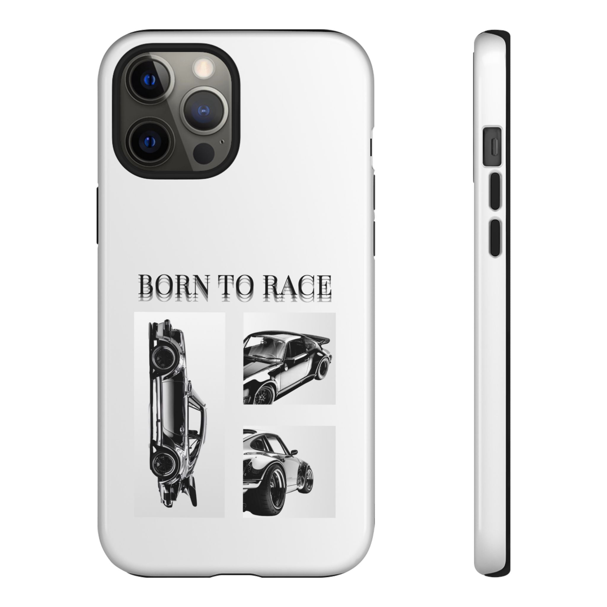 Phone Case - "Born to Race" Vintage Car Racing Graphic