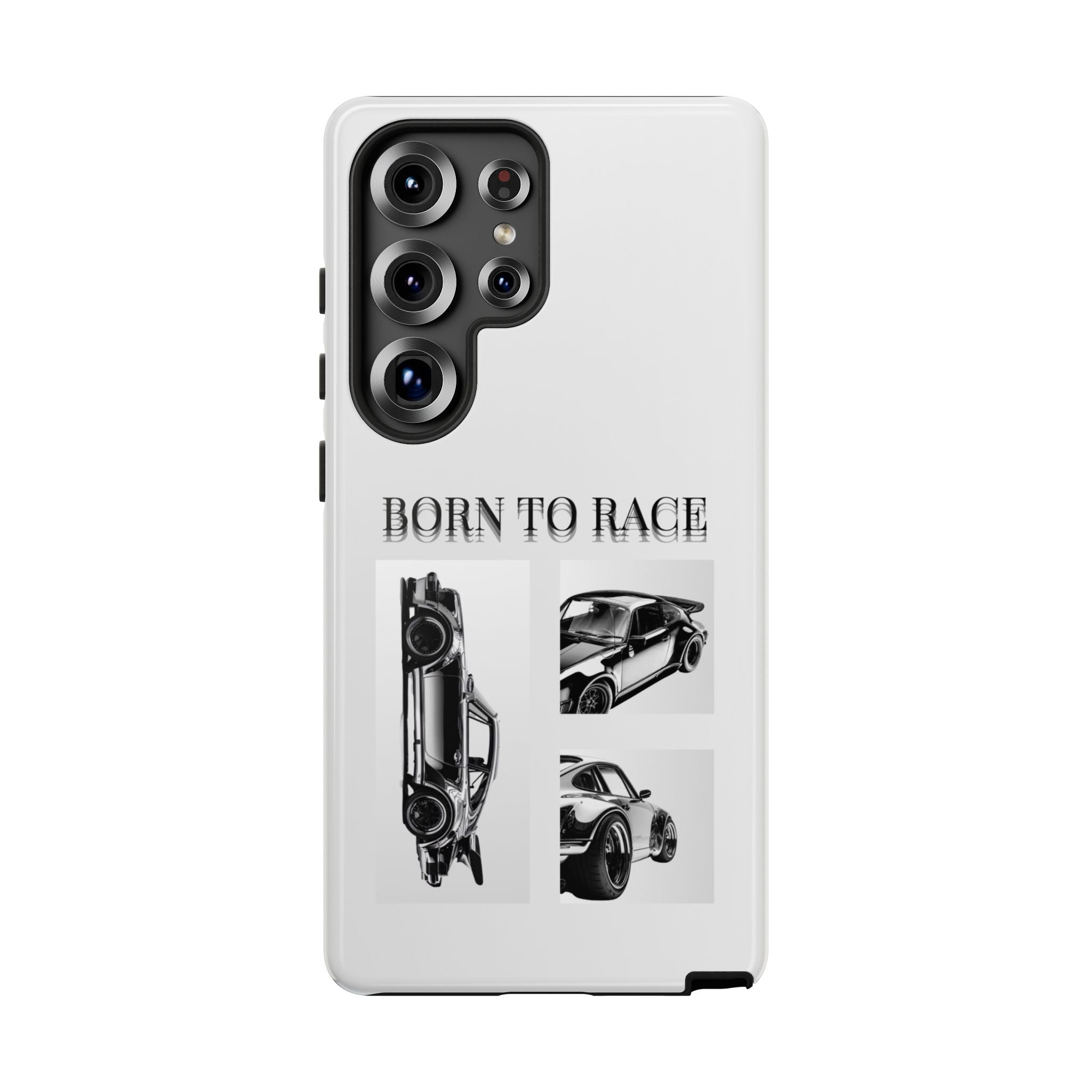 Phone Case - "Born to Race" Vintage Car Racing Graphic