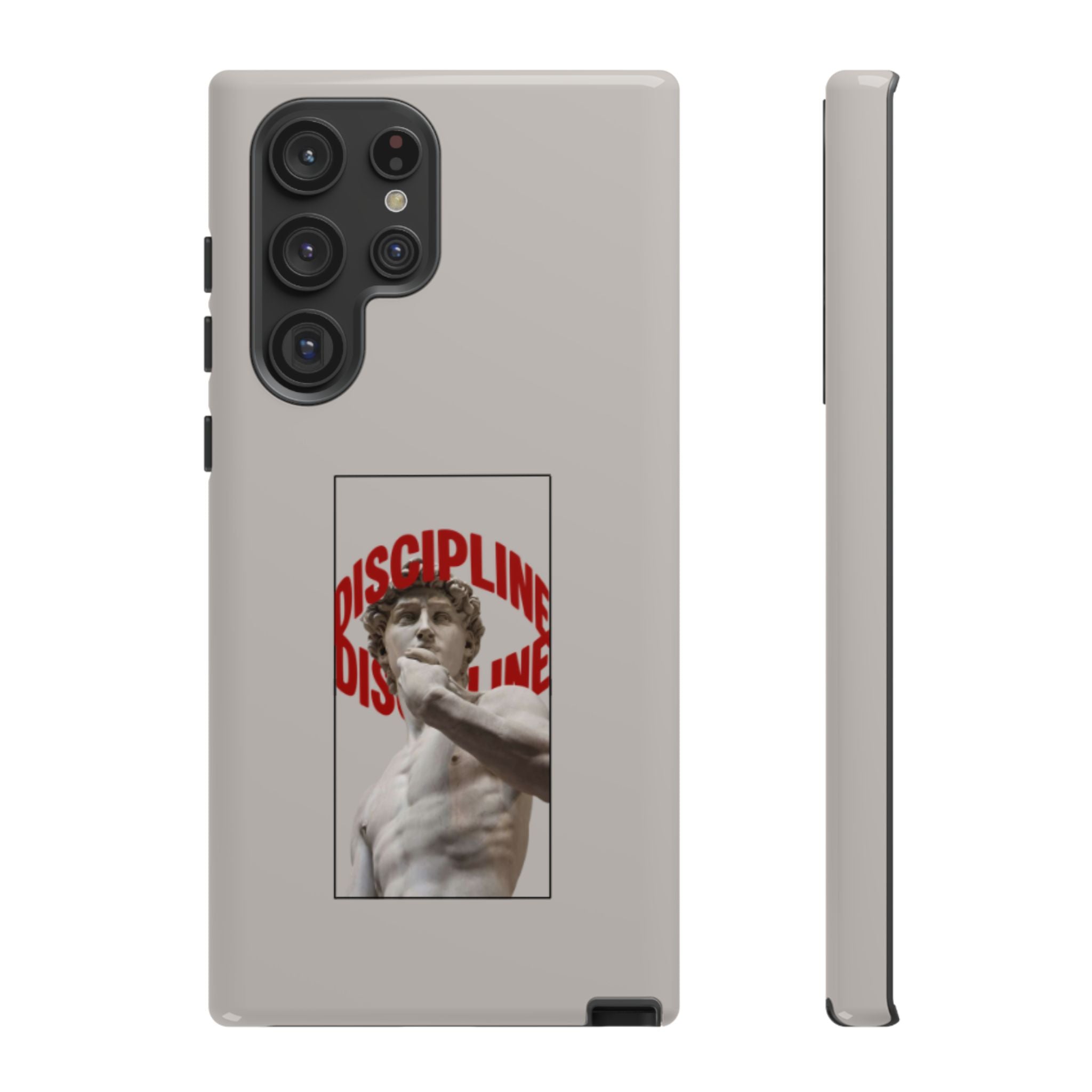 Phone Case — 'Discipline' Statue Graphic Protective Cover