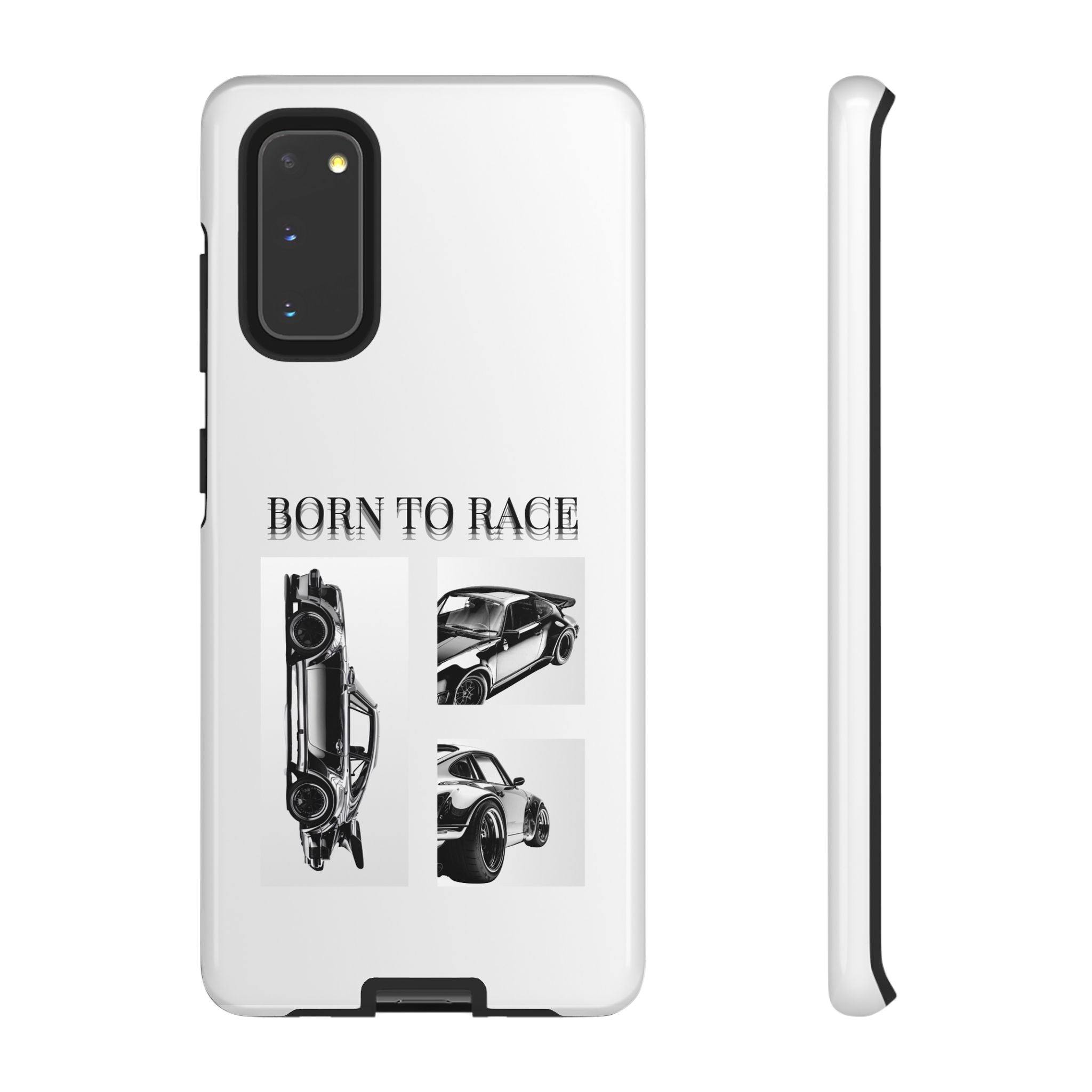 Phone Case - "Born to Race" Vintage Car Racing Graphic