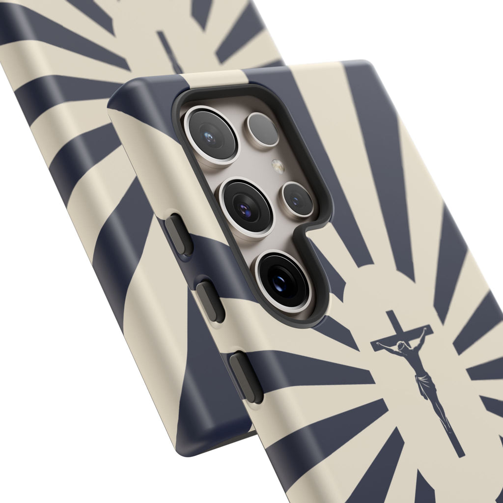 Christian Crucifix Radiant Tough Phone Case