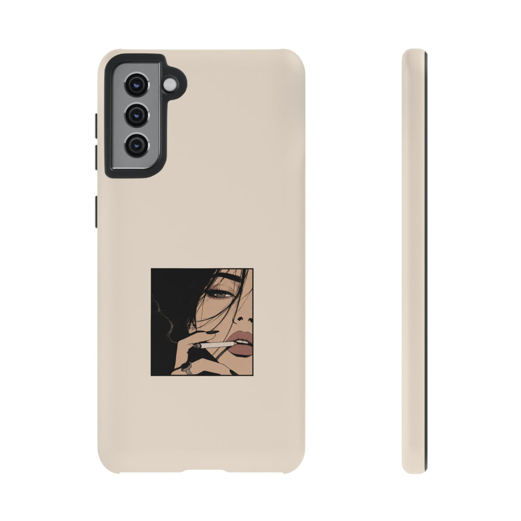 Minimalist Femme Portrait Protective Phone Case