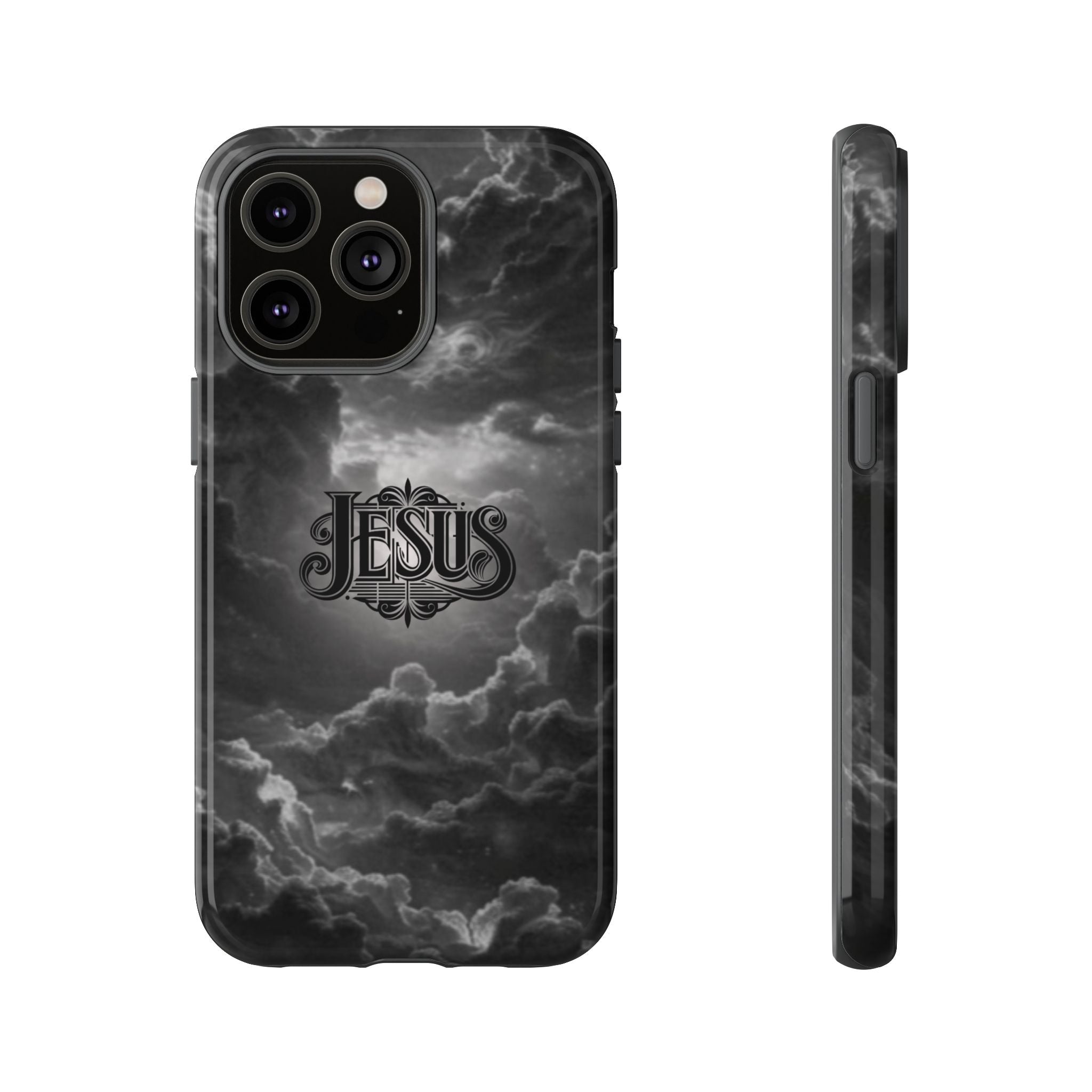 Jesus Cloud Phone Case – Christian Faith Protective iPhone Case