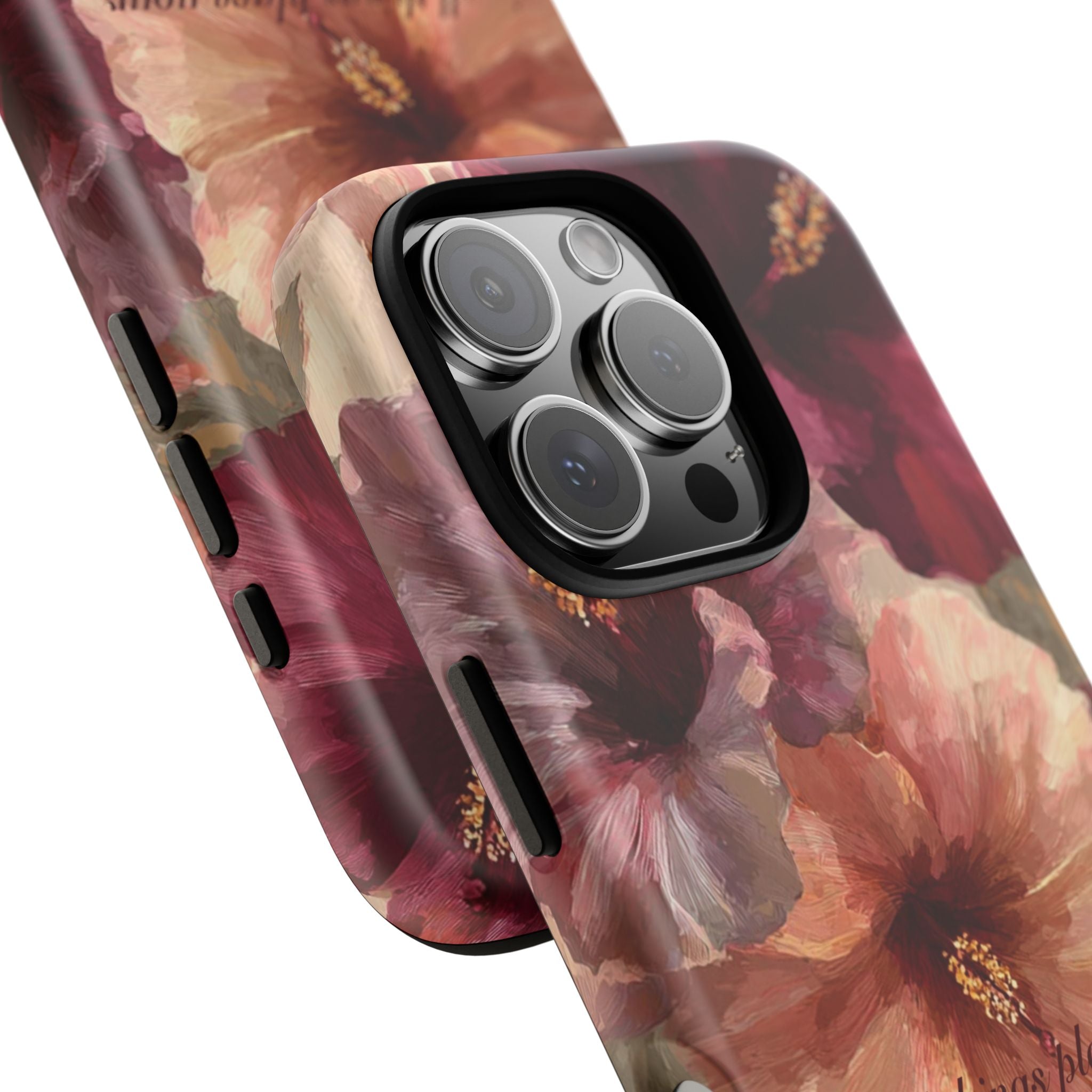 Faith Floral Phone Case — "In All Things Place Your Faith" Protective iPhone Cover