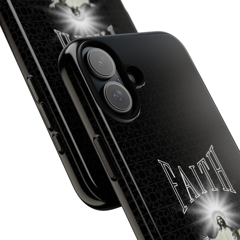 Faith Phone Case — Religious Jesus Graphic Tough Phone Cover