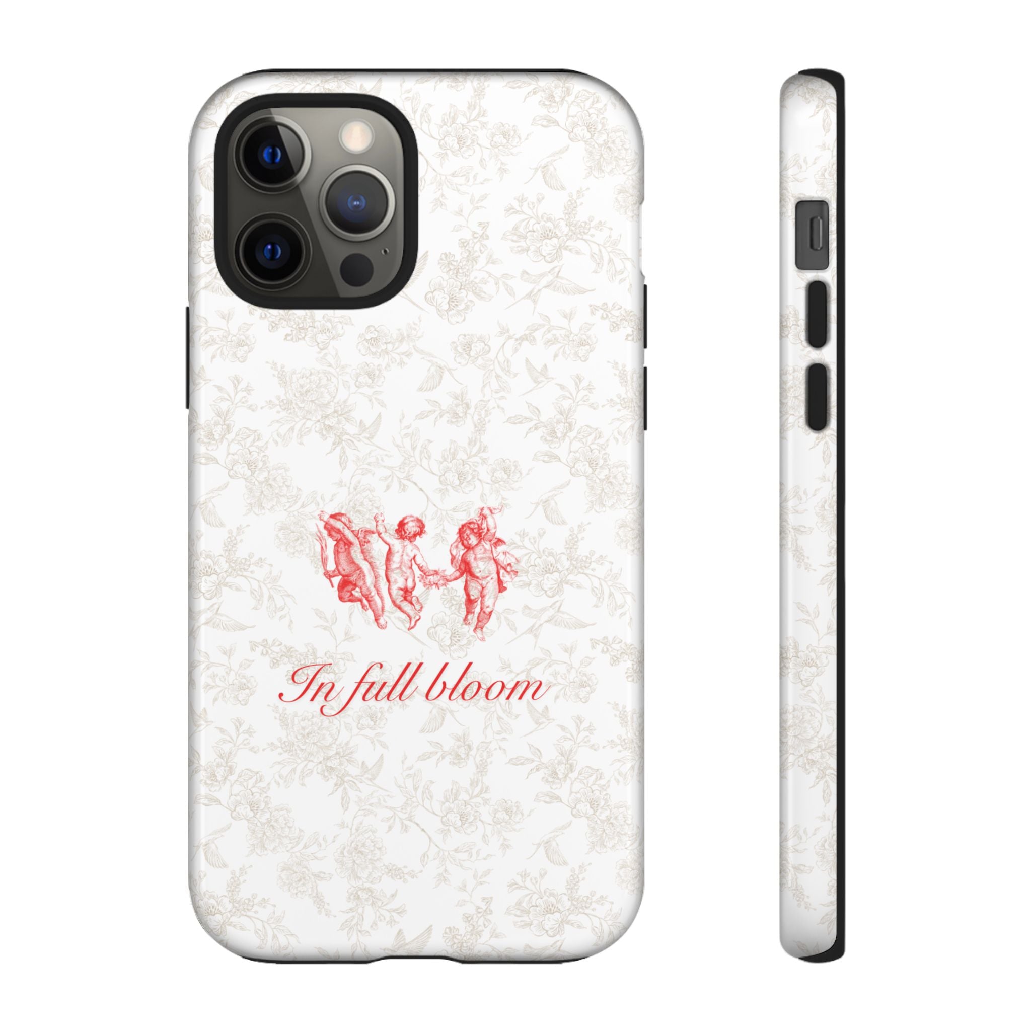 Vintage Floral Phone Case — "In Full Bloom" Tough Case