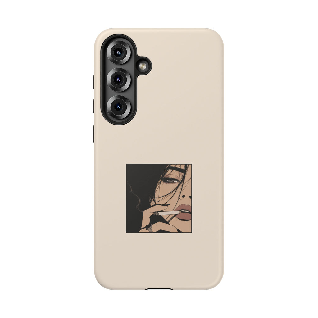 Minimalist Femme Portrait Protective Phone Case