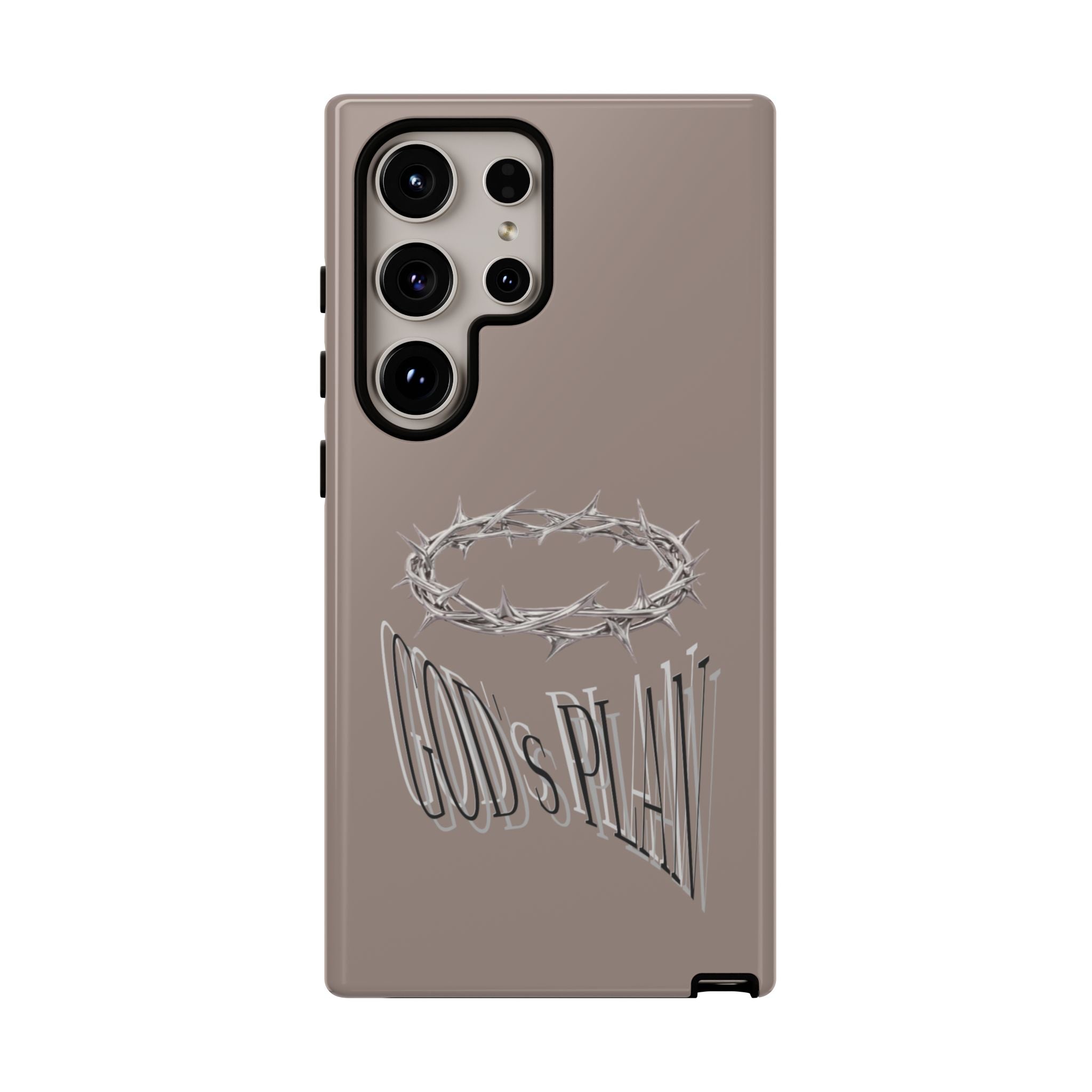 Phone Case — "God's Plan" Crown of Thorns Protective Cover