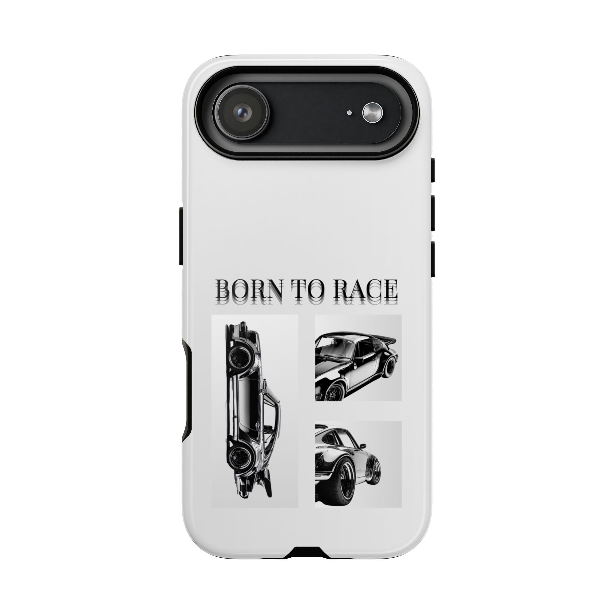 Phone Case - "Born to Race" Vintage Car Racing Graphic