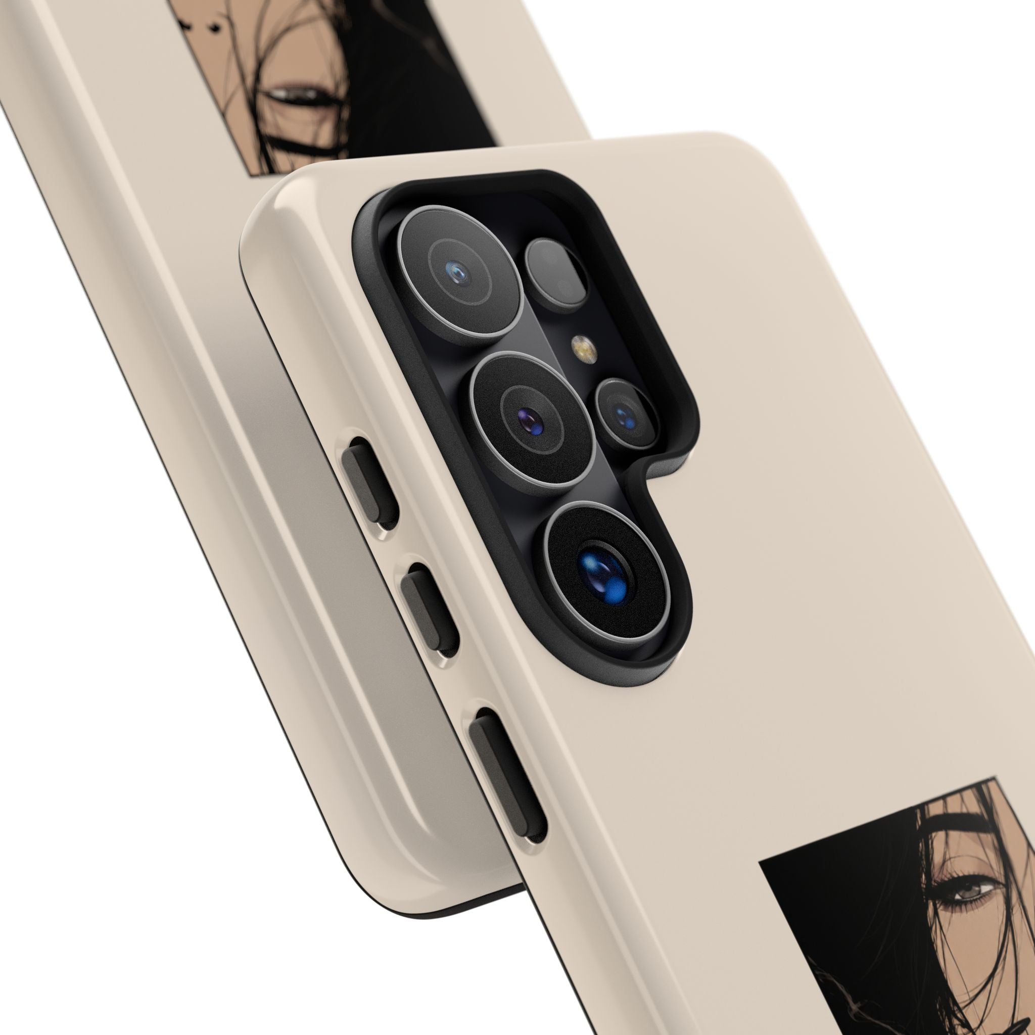 Minimalist Femme Portrait Protective Phone Case