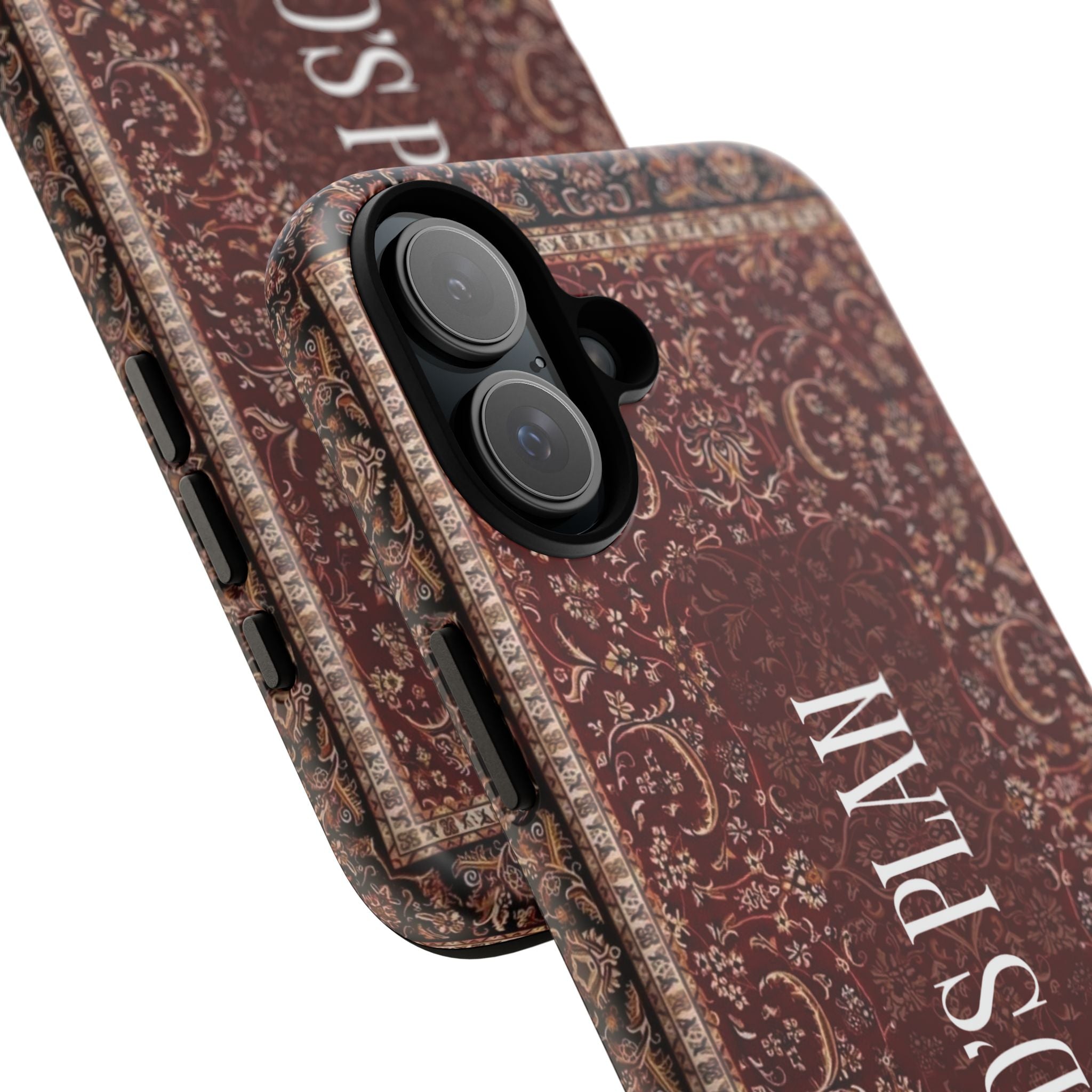 God's Plan — Vintage Tapestry Christian Tough Phone Case | Boho Faith Cover