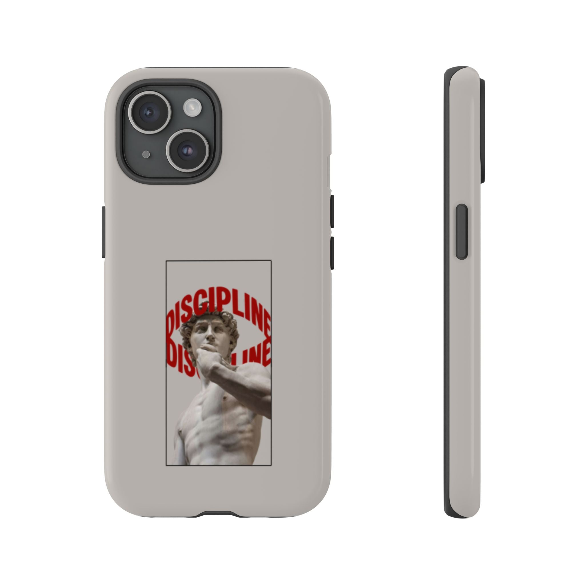 Phone Case — 'Discipline' Statue Graphic Protective Cover