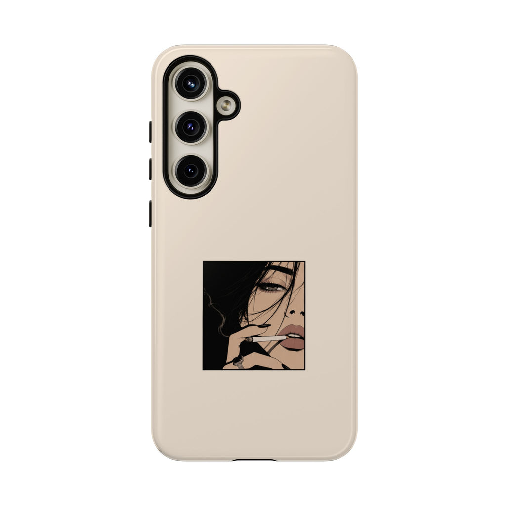 Minimalist Femme Portrait Protective Phone Case