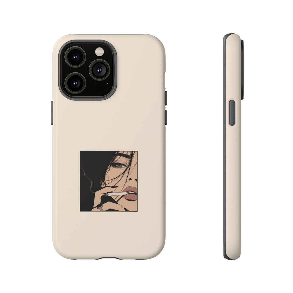 Minimalist Femme Portrait Protective Phone Case