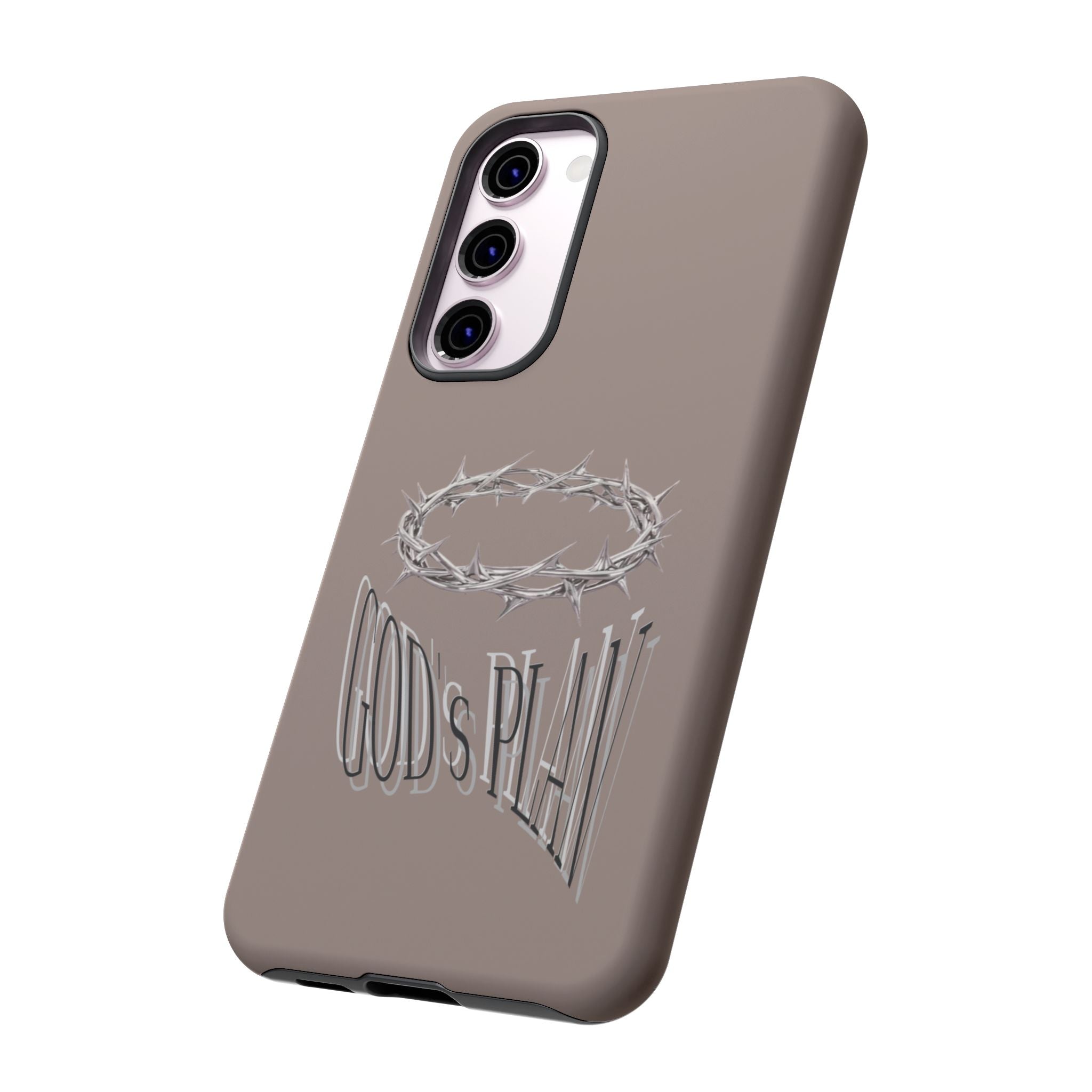 Phone Case — "God's Plan" Crown of Thorns Protective Cover