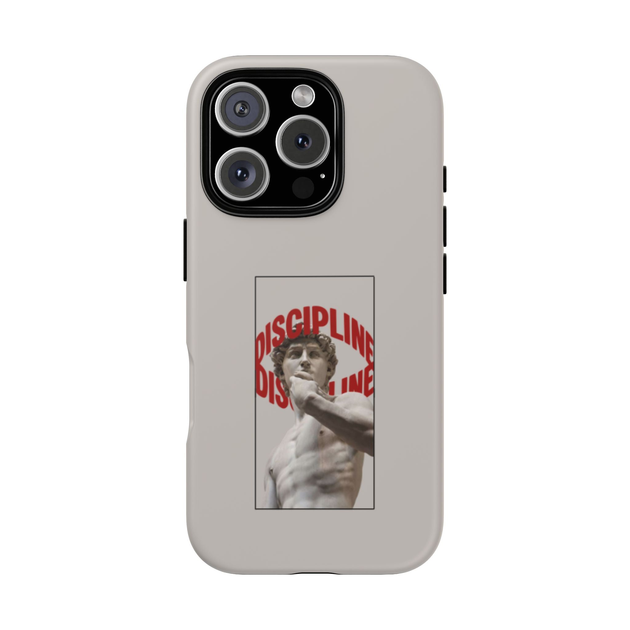 Phone Case — 'Discipline' Statue Graphic Protective Cover