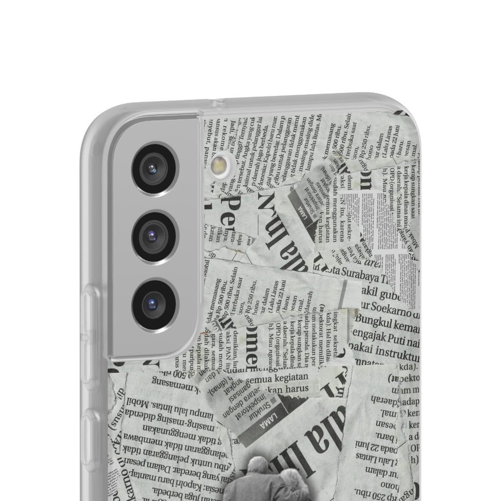 Newspaper Collage 'Until The End' Phone Case - Romantic Vintage iPhone Cover