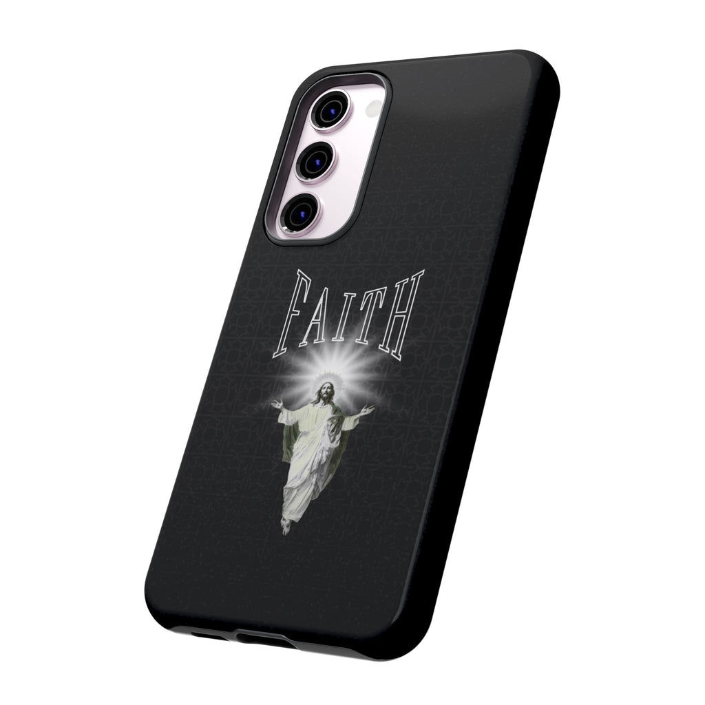 Faith Phone Case — Religious Jesus Graphic Tough Phone Cover