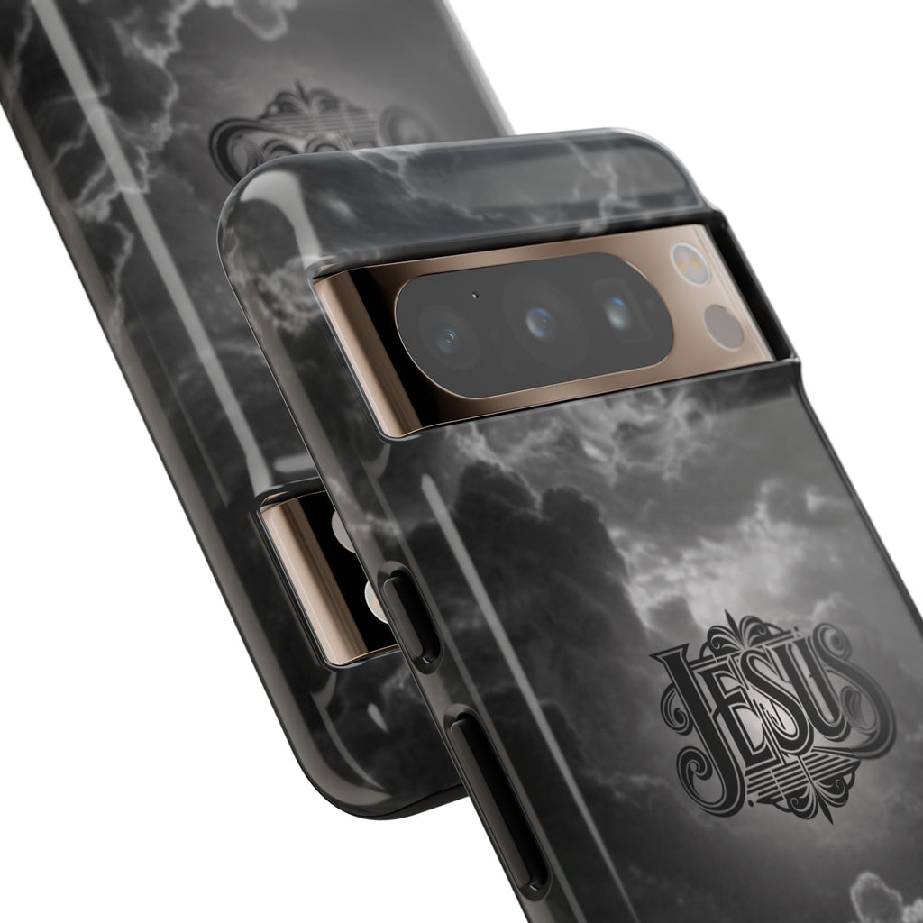 Jesus Cloud Phone Case – Christian Faith Protective iPhone Case