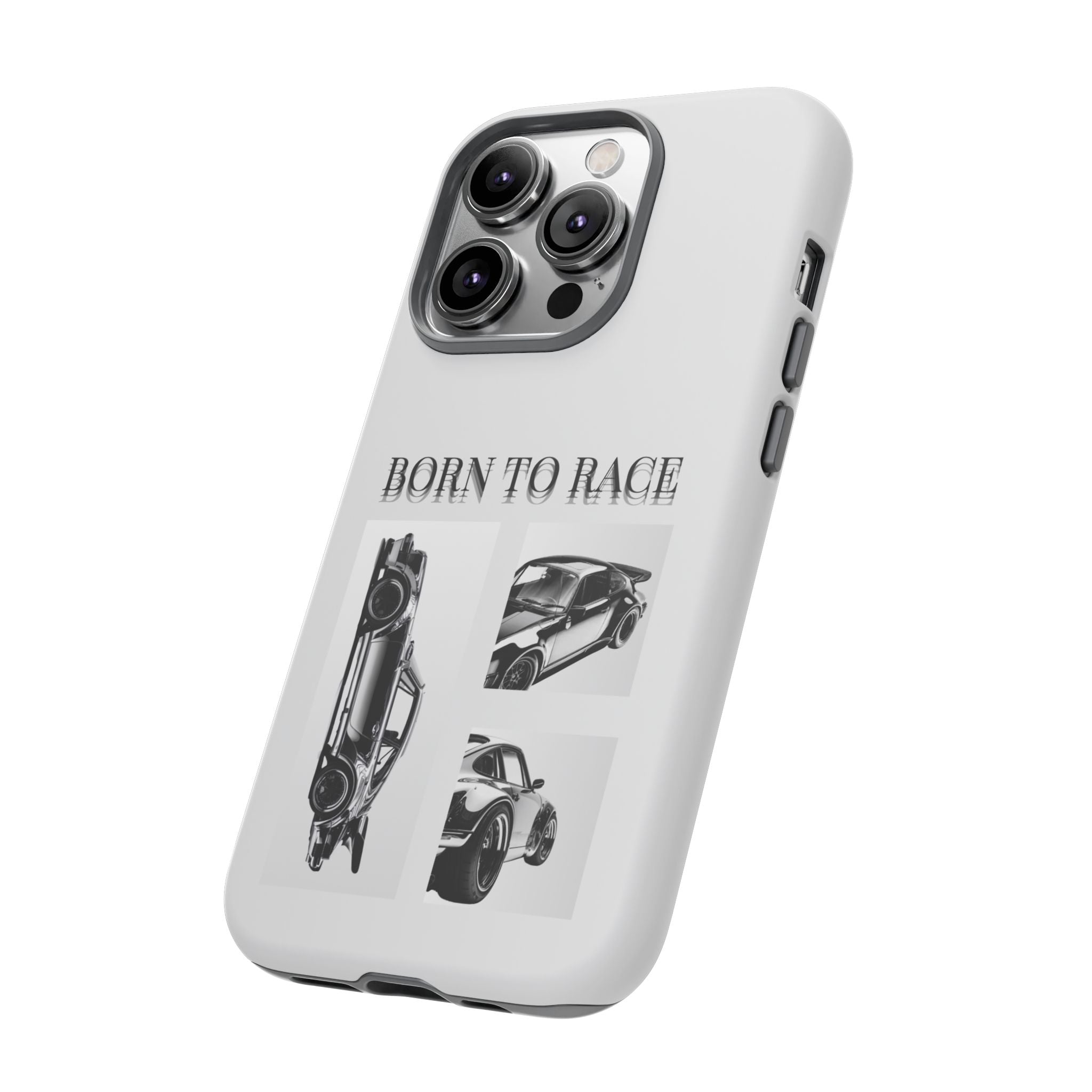 Phone Case - "Born to Race" Vintage Car Racing Graphic