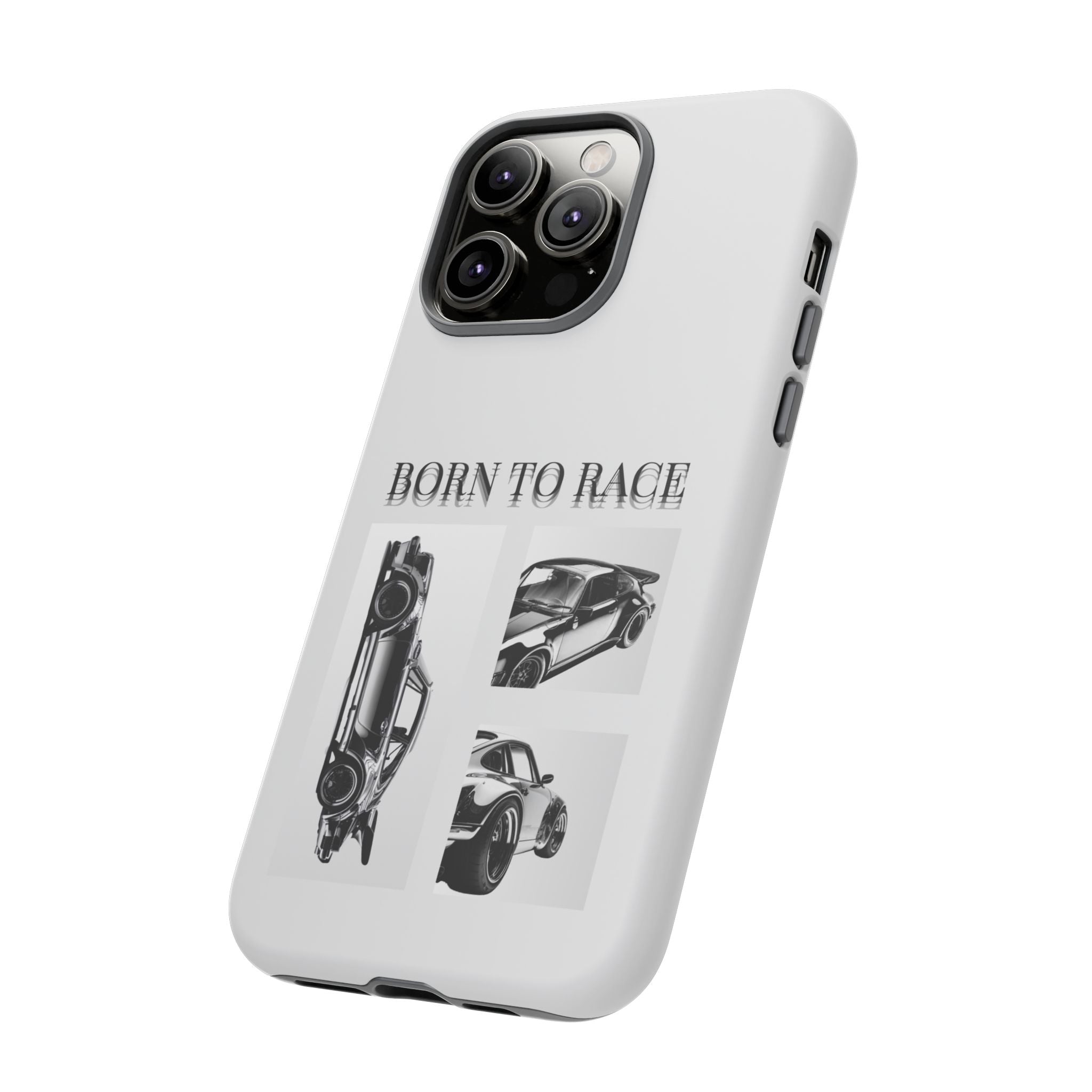 Phone Case - "Born to Race" Vintage Car Racing Graphic